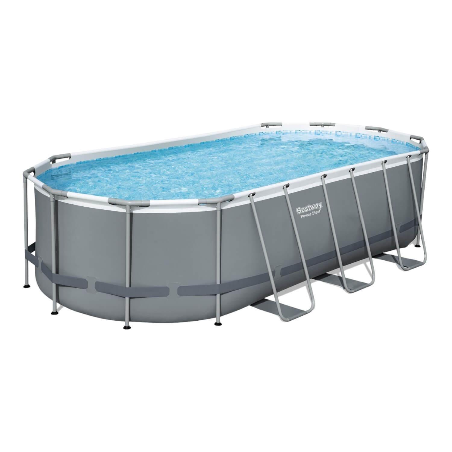 Piscina Bestway Ovalada Filtro + Accesorios 5.49X2.74X1.22M-2