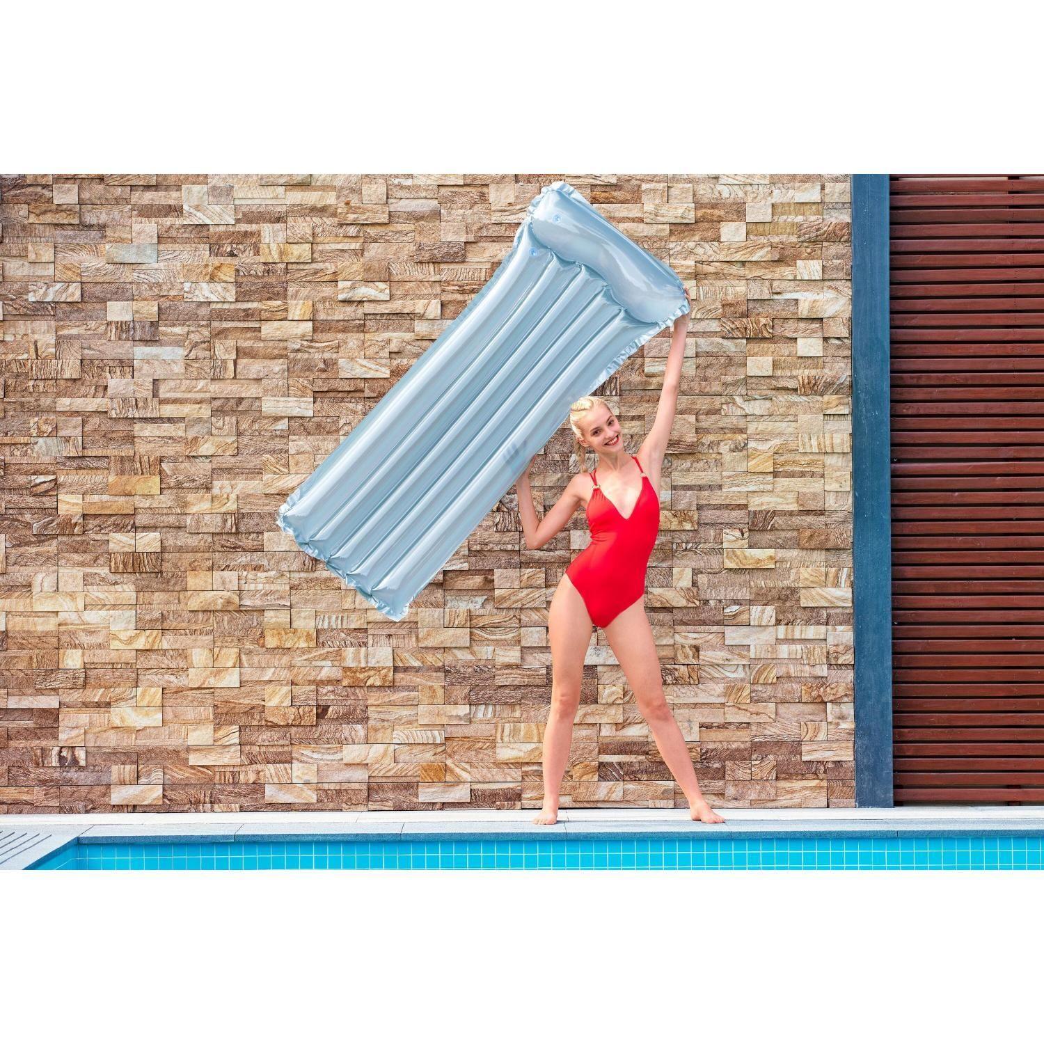 Colchoneta Reposera Inflable Colores 1.83m x 76cm Bestway-3