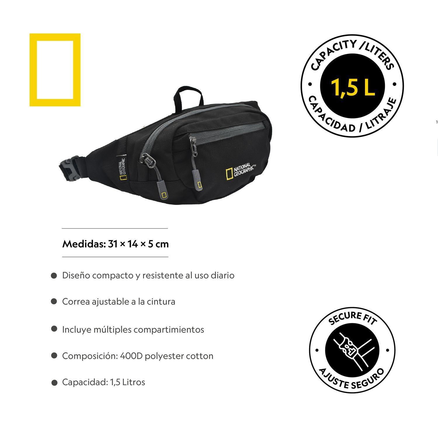 Banano Eyre Negro 1.5 Litros 2 bolsillos-4