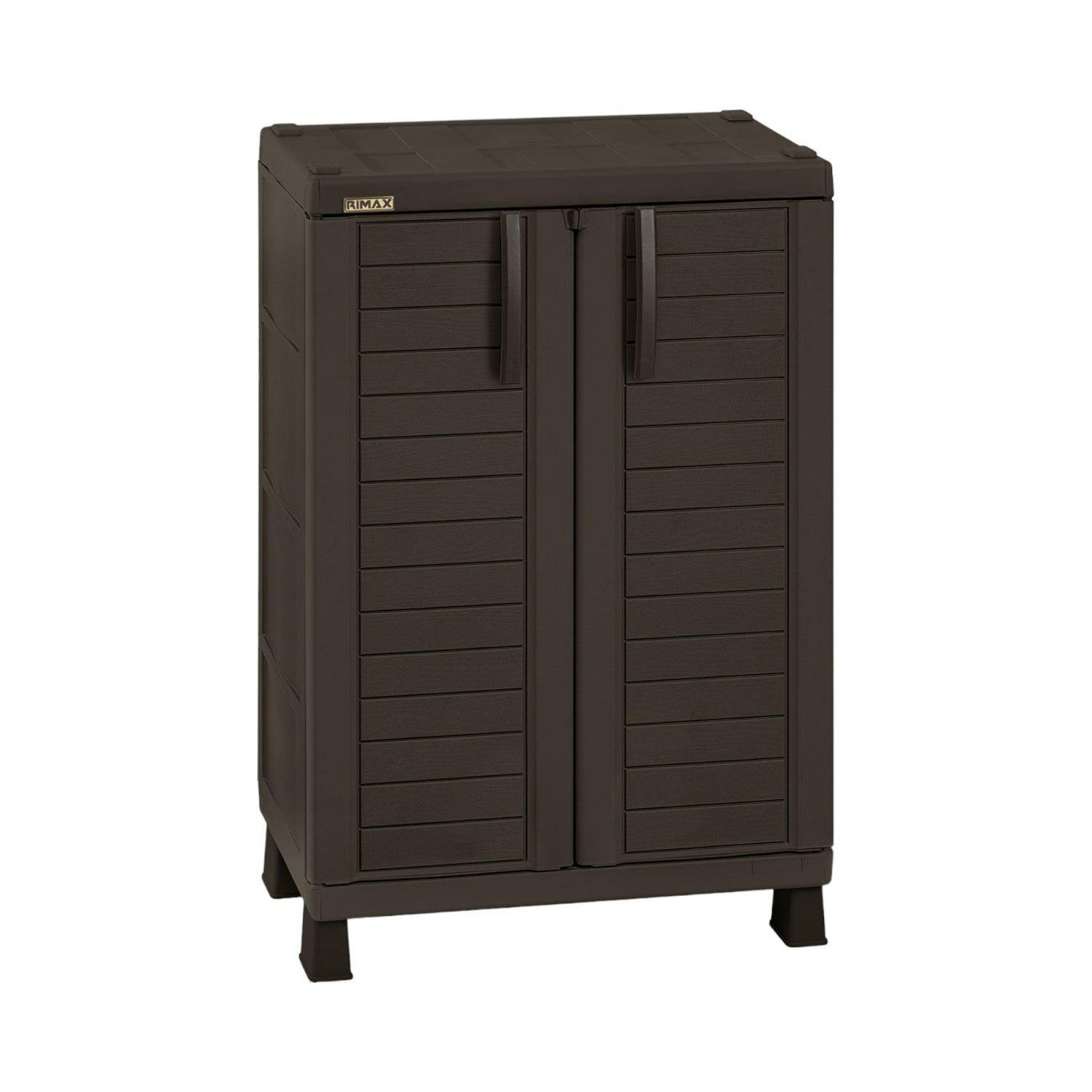 Gabinete Multiuso Plastico Cafe 101x65X45 Cm Baru Rimax-0