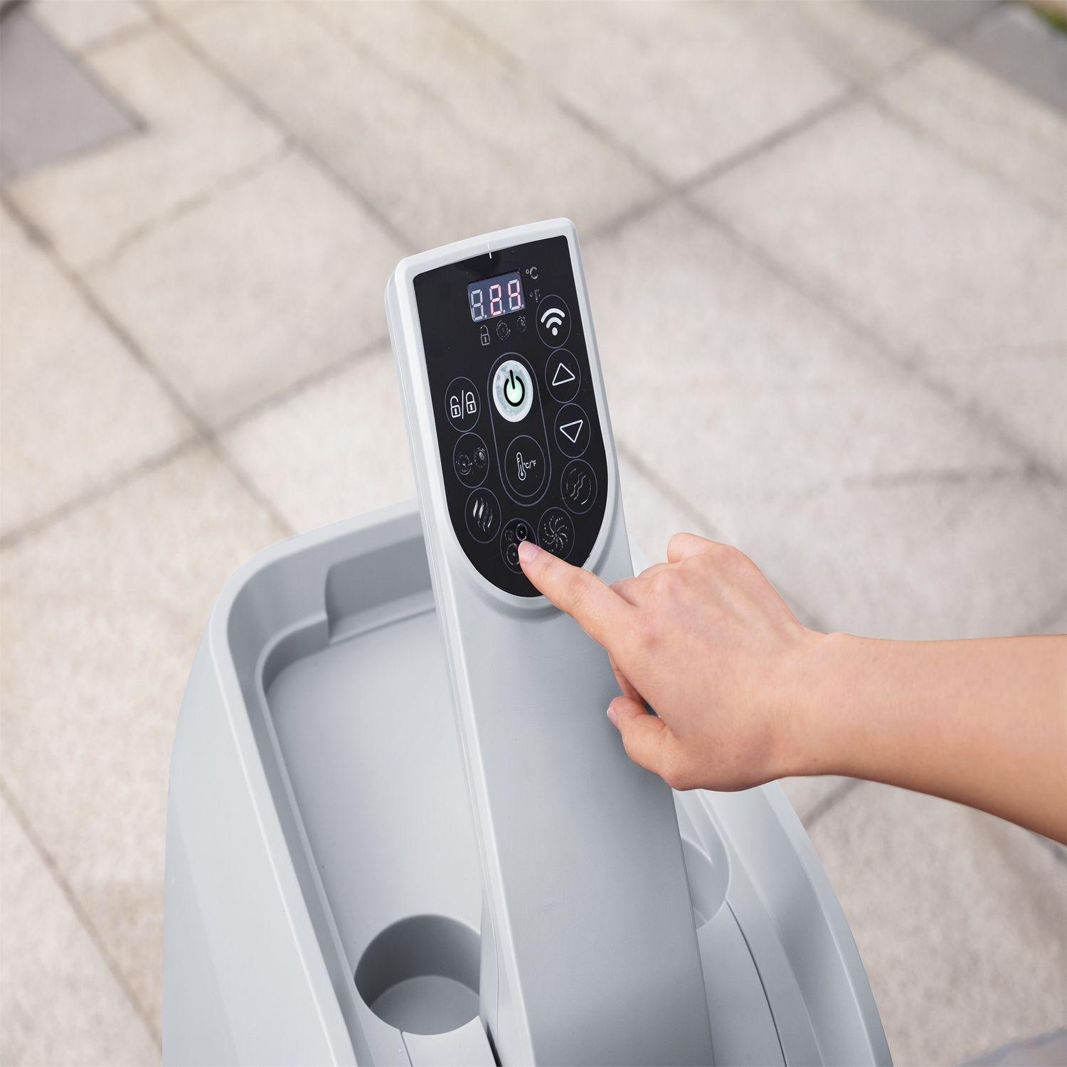 Hot Tub Jacuzzi Inflable Santorini Hidromasaje 7 per Bestway-13