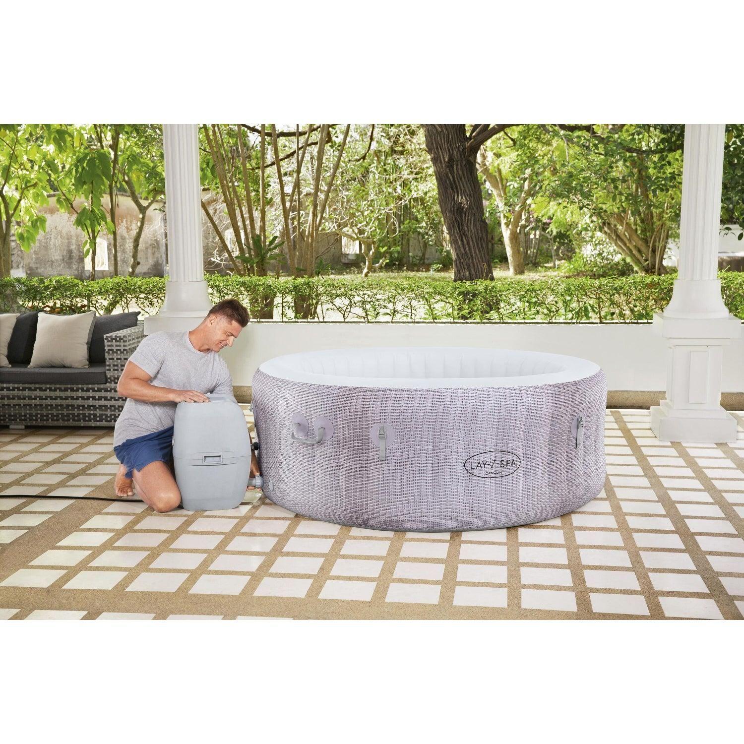Hot Tub Spa Jacuzzi Inflable Cancún 4 Personas Bestway-7