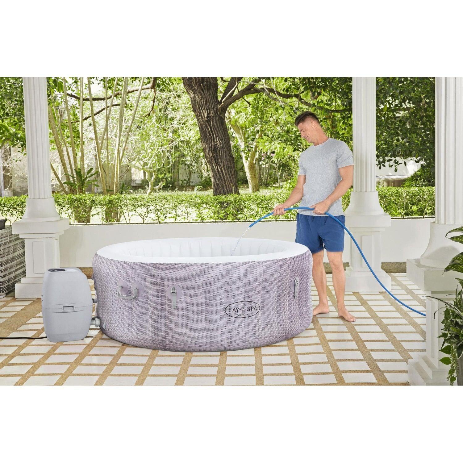 Hot Tub Spa Jacuzzi Inflable Cancún 4 Personas Bestway-8