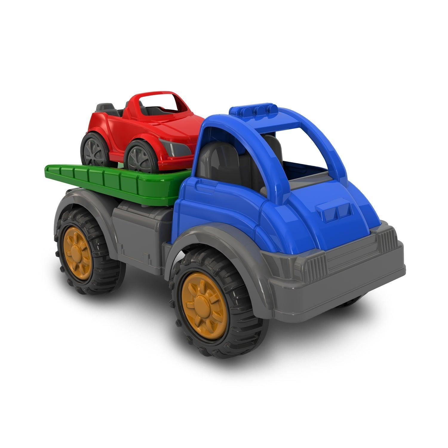 Camión Transportador De Coches Gigante American Plastic-0