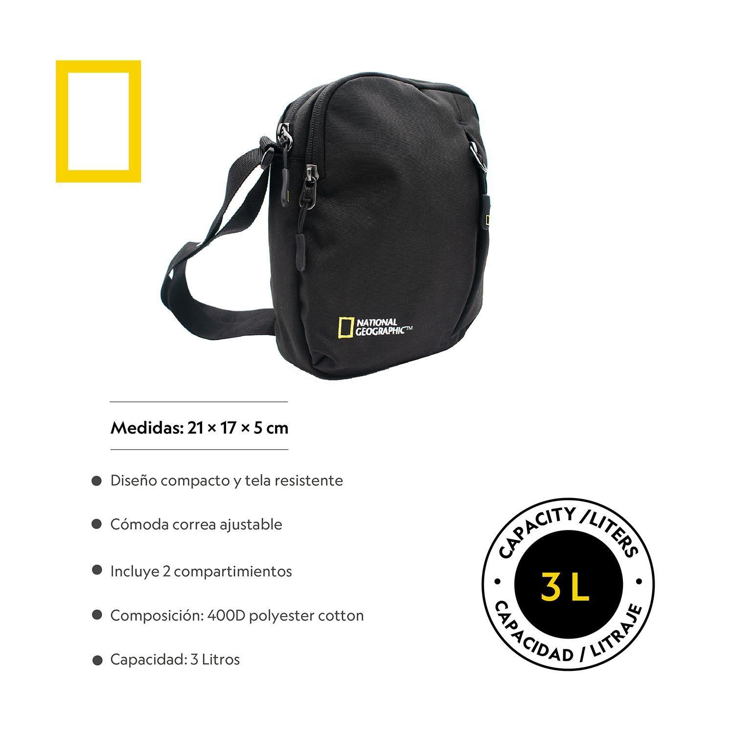 Banano Bolso Viaje Crossbody Wild Negro 3L-4