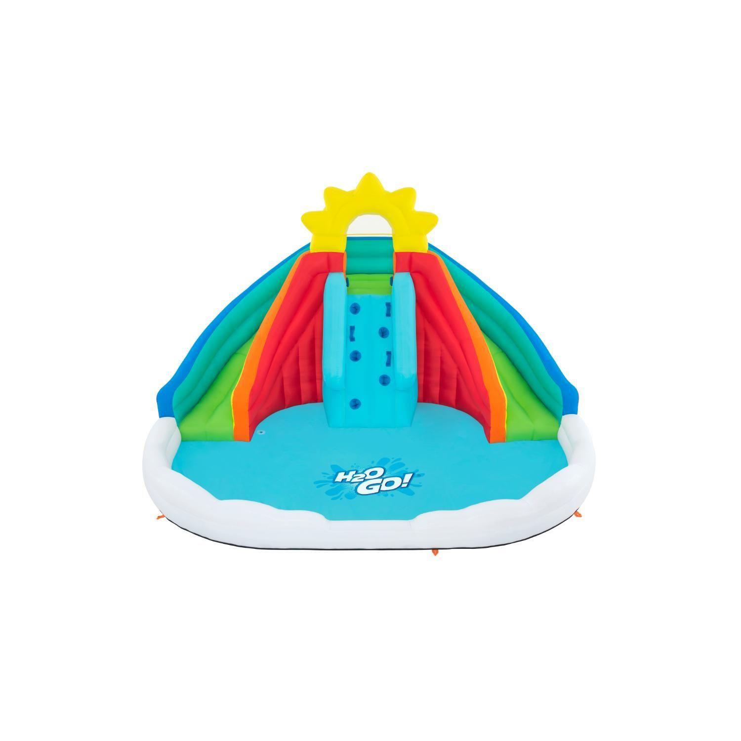 Parque Castillo Tobogan Acuático Inflable 4.50x3.82x2.77m-3