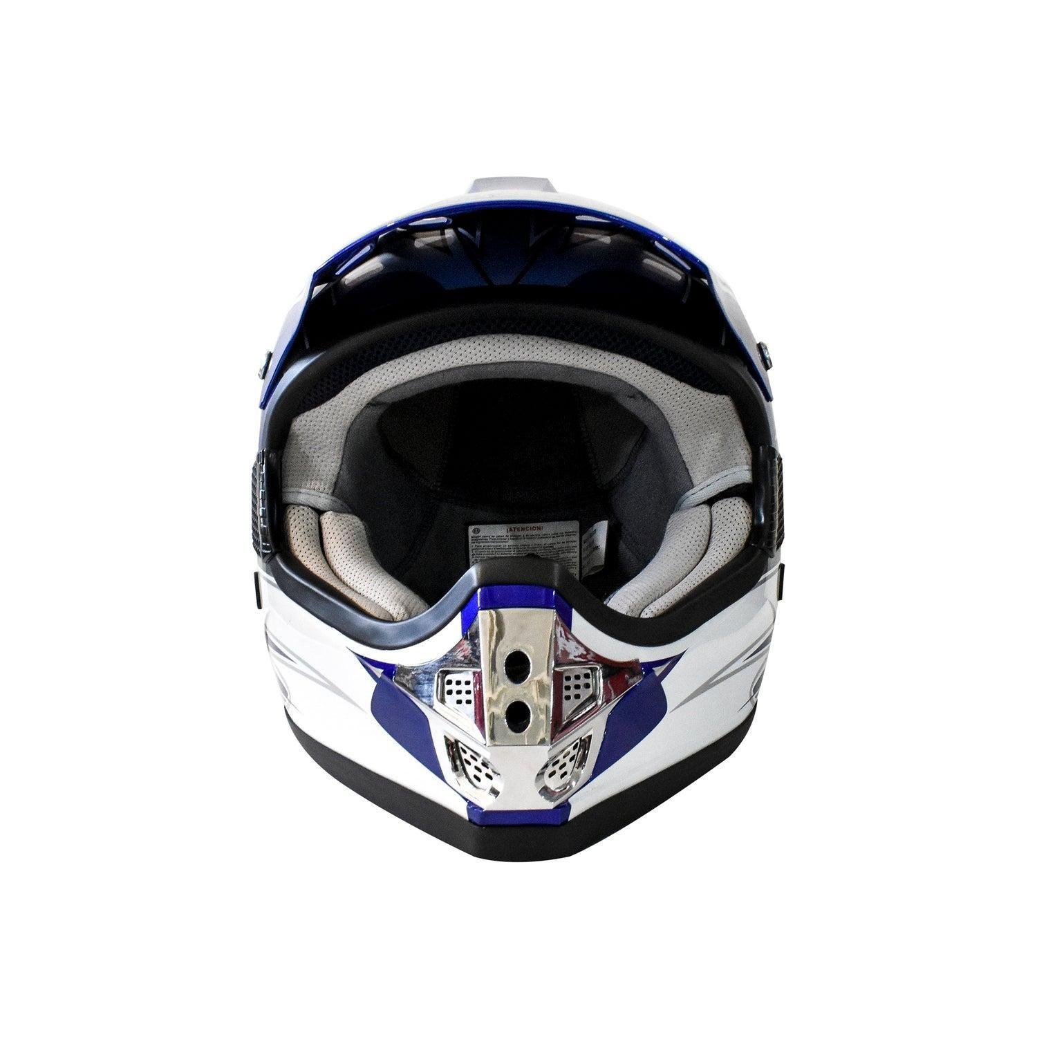 Casco Full Face Bx320 Talla M Color Deep Blue Certificado ECE-1