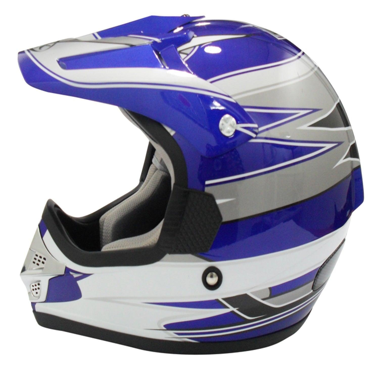 Casco Full Face Bx320 Talla M Color Deep Blue Certificado ECE-3