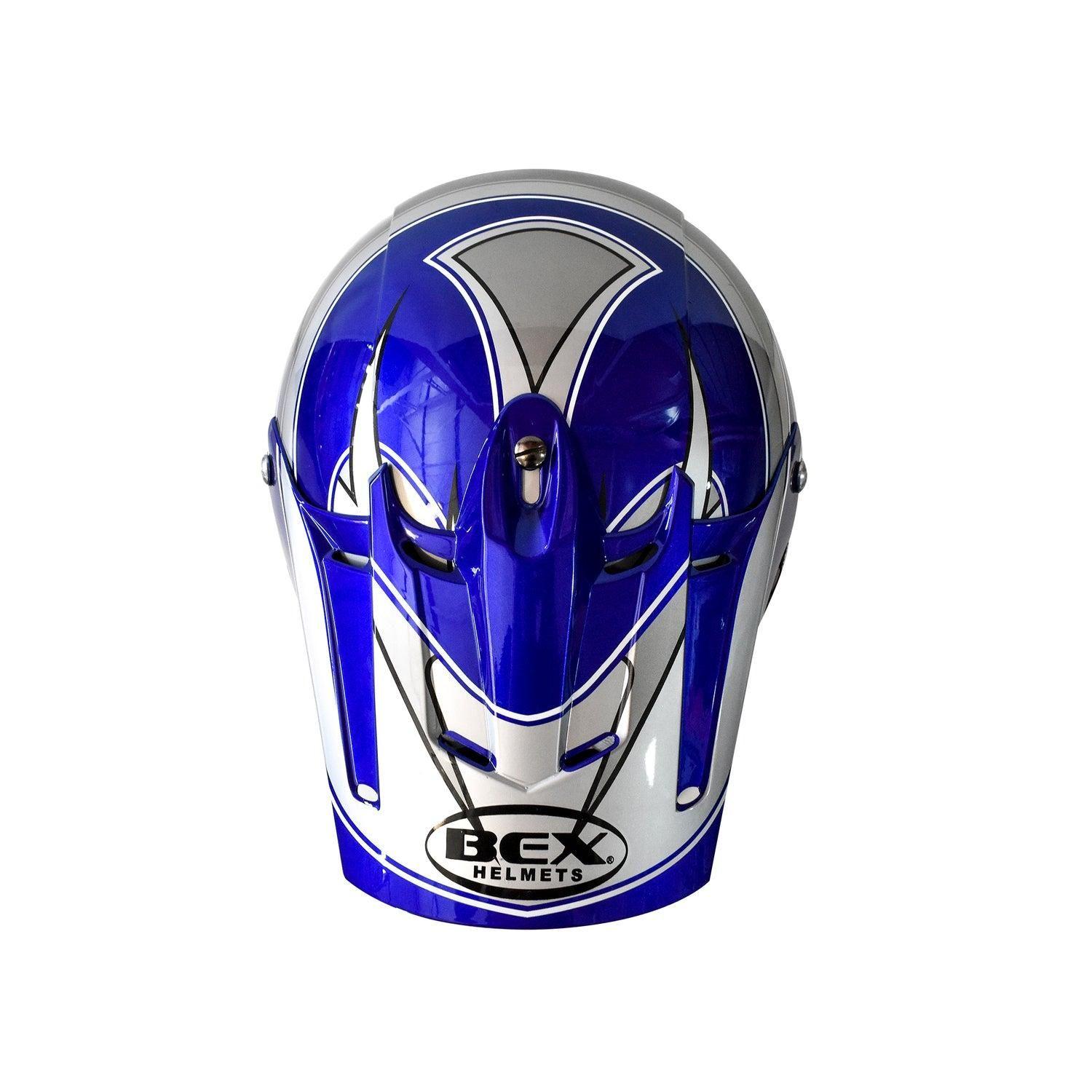 Casco Full Face Bx320 Talla M Color Deep Blue Certificado ECE-4