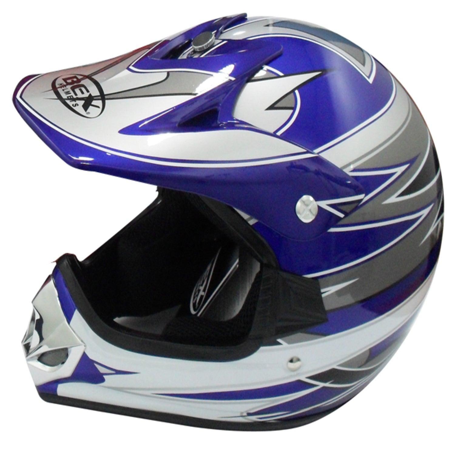 Casco Full Face Bx320 Talla M Color Deep Blue Certificado ECE-5