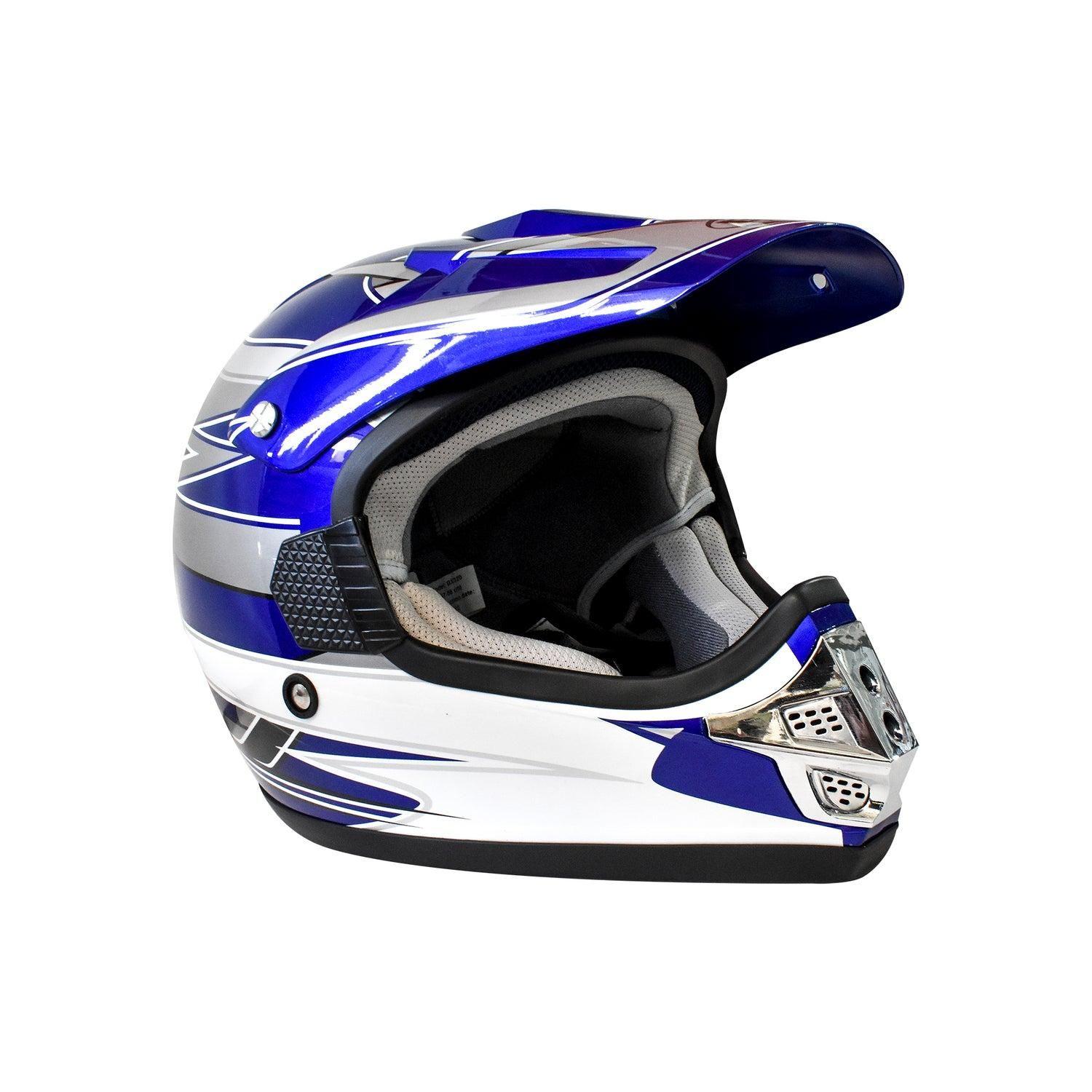 Casco Full Face Bx320 Talla M Color Deep Blue Certificado ECE-6