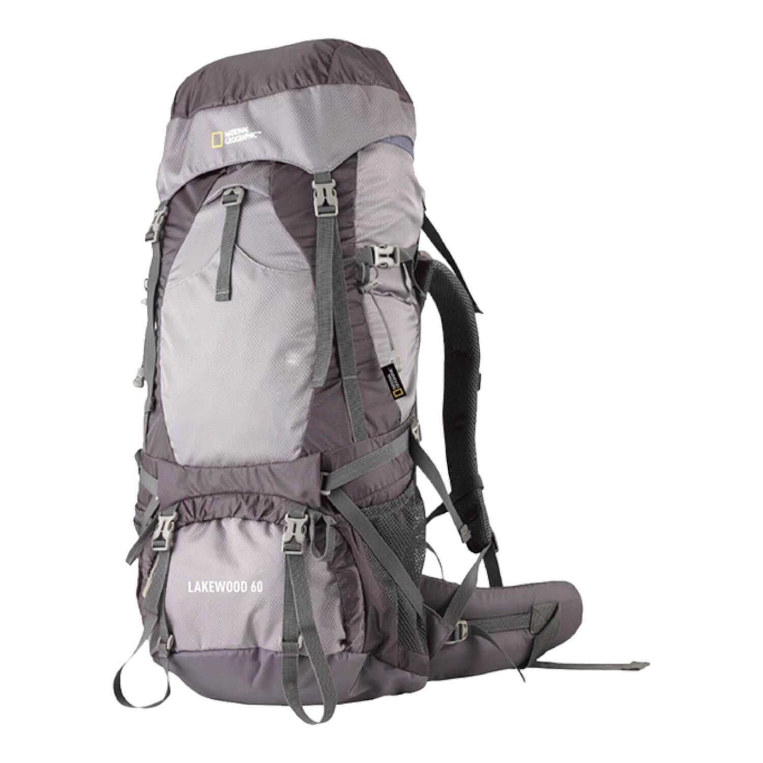 Mochila Camping Lakewood 60 Litros Gris National Geographic-0