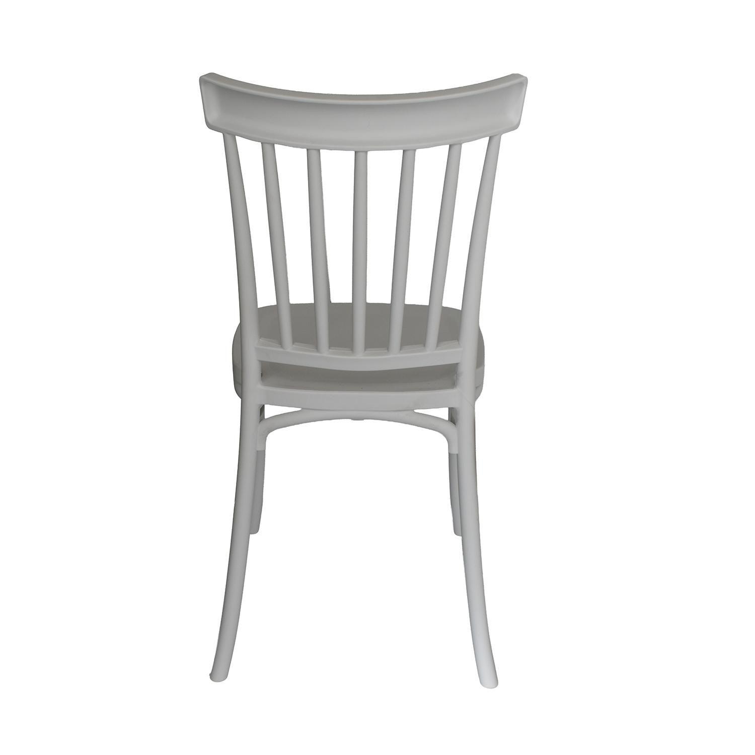 Silla Plástico Apilable Deco Viken Blanca Escandinavia-3