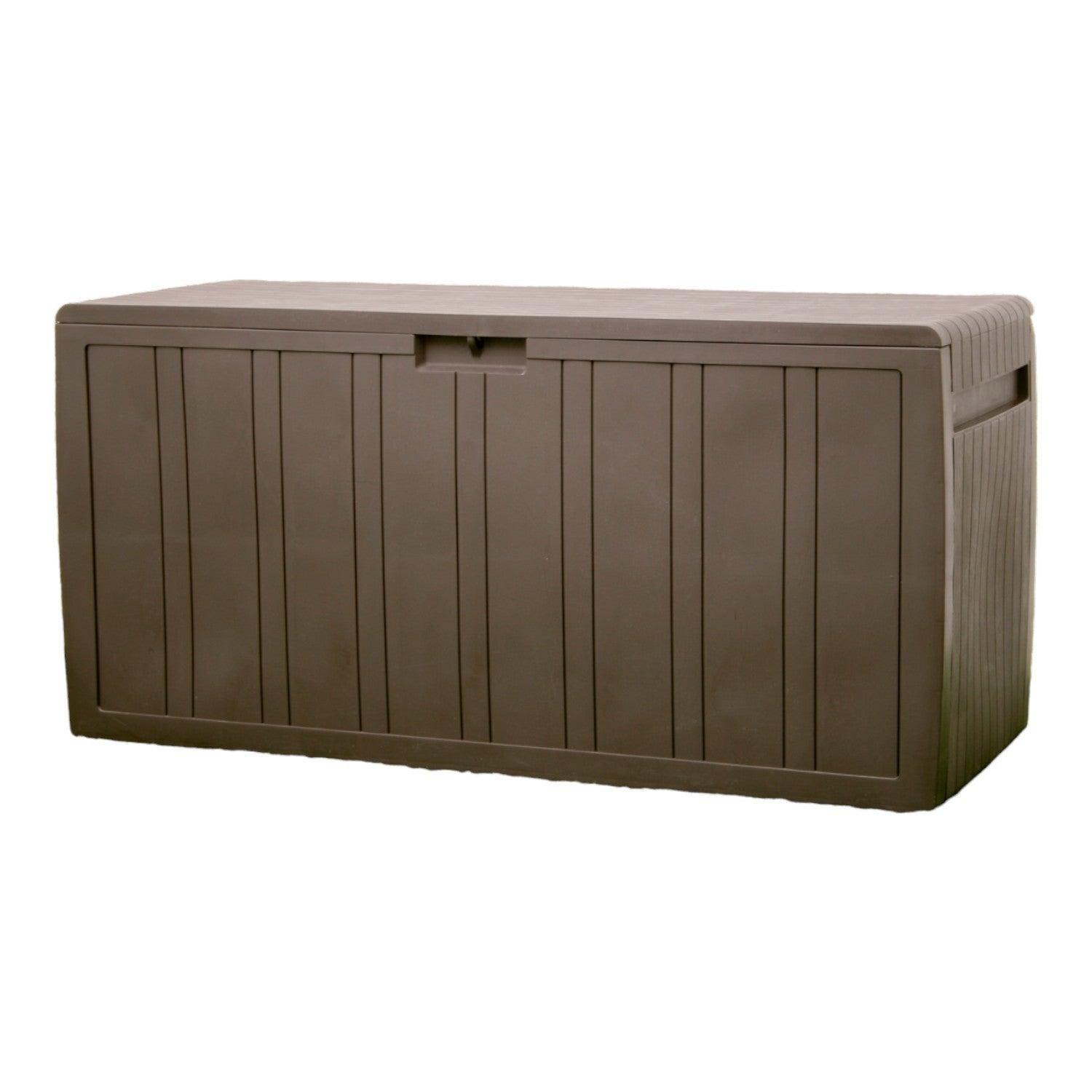 Baúl Bodega Caja Almacenaje 270L Café Ram-0