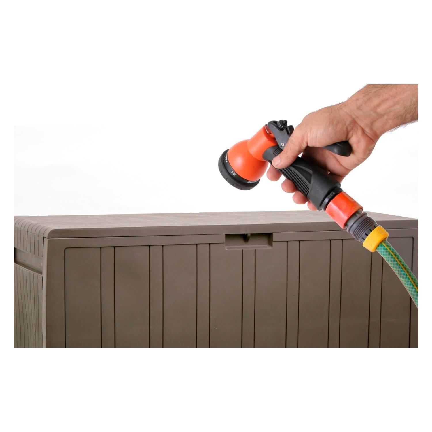 Baúl Bodega Caja Almacenaje 270L Café Ram-2