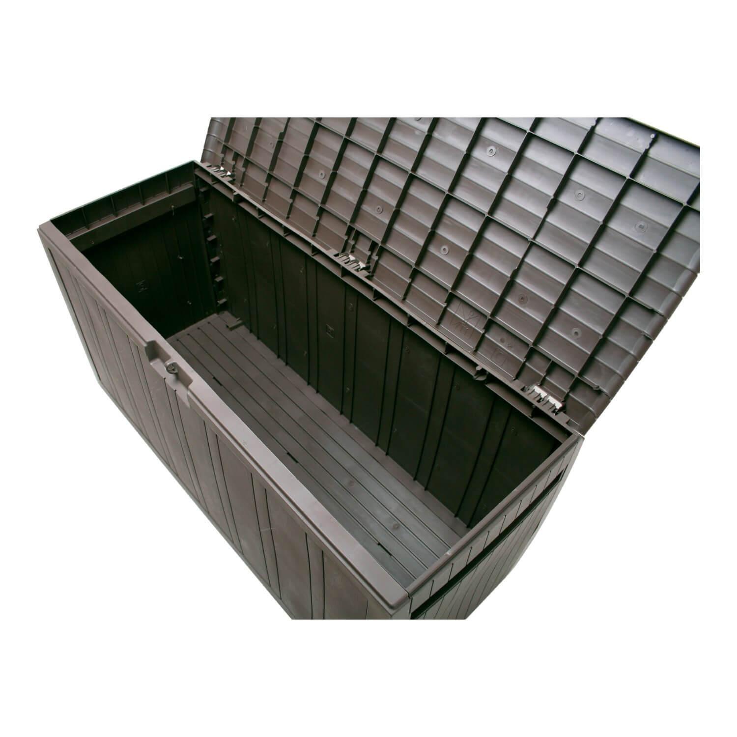 Baúl Bodega Caja Almacenaje 270L Café Ram-5