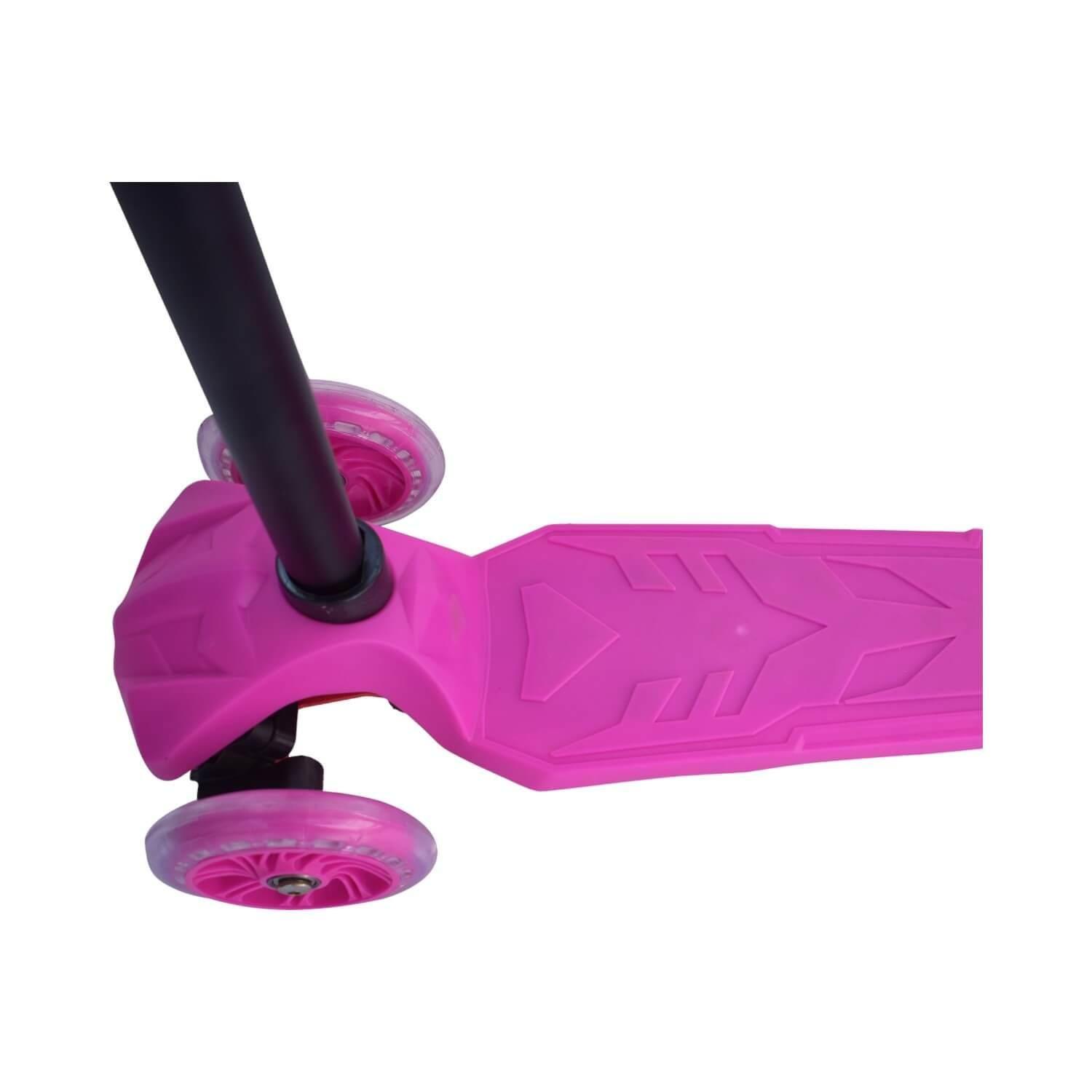 Scooter Monopatin Niño 3 Ruedas Ajustable 63-86 Cms Rosa Bex-3