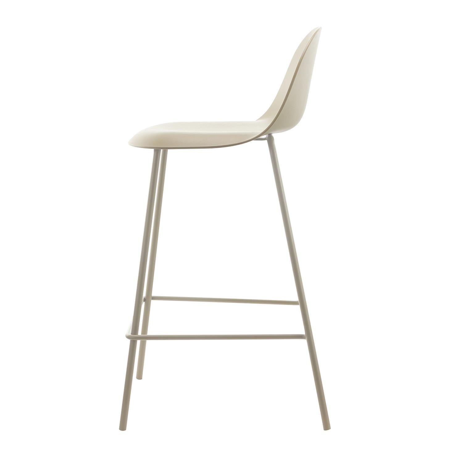 Piso Taburete Silla Alta Bar Cocina Eira 65 cm Beige-2