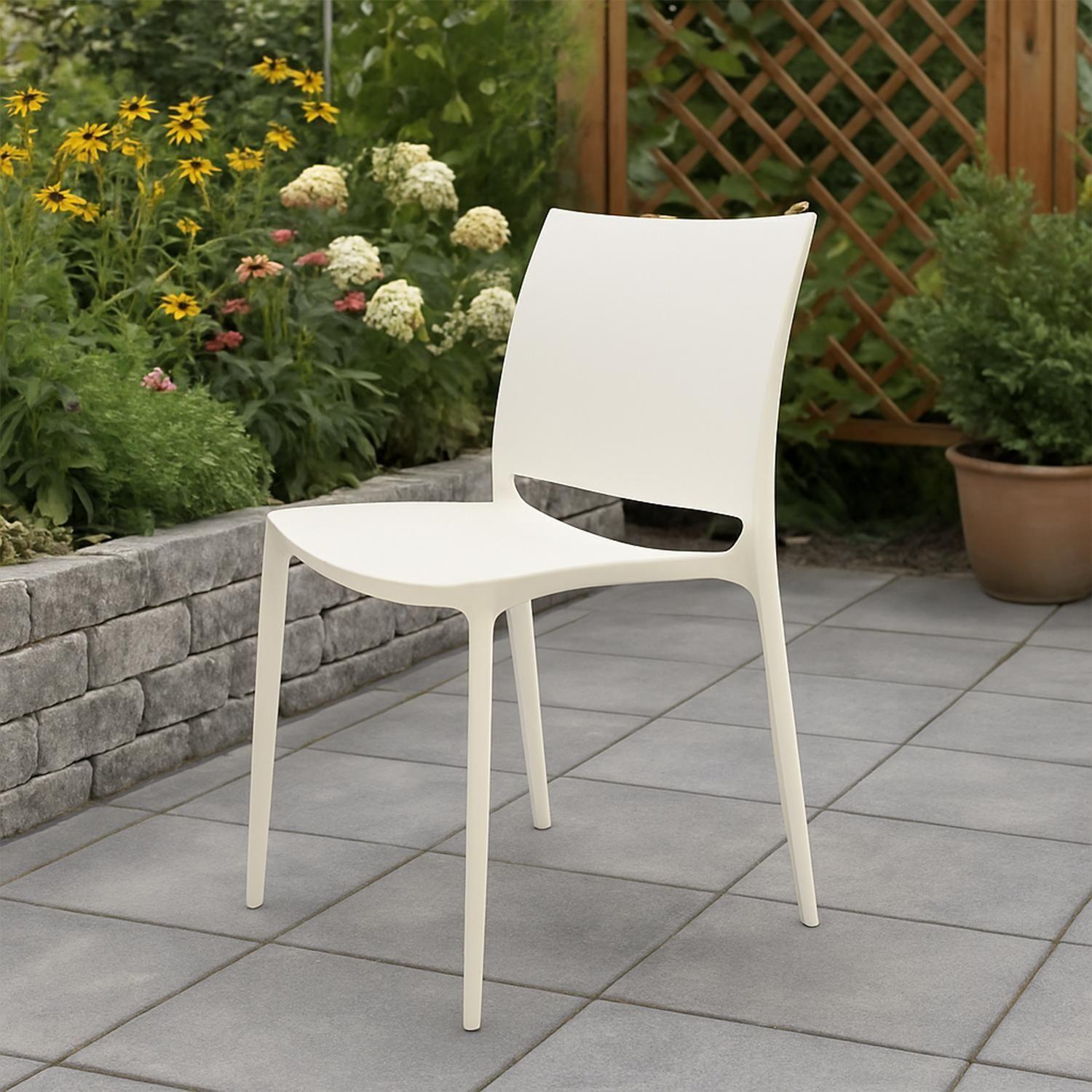 Silla Plástico Apilable Deco Dresden Blanca Escandinavia-6