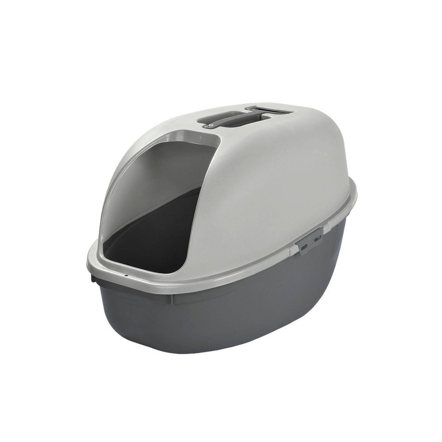 Arenero Gato Cerrado con pala Gris 40.5x60x40.5 cm Rimax-0