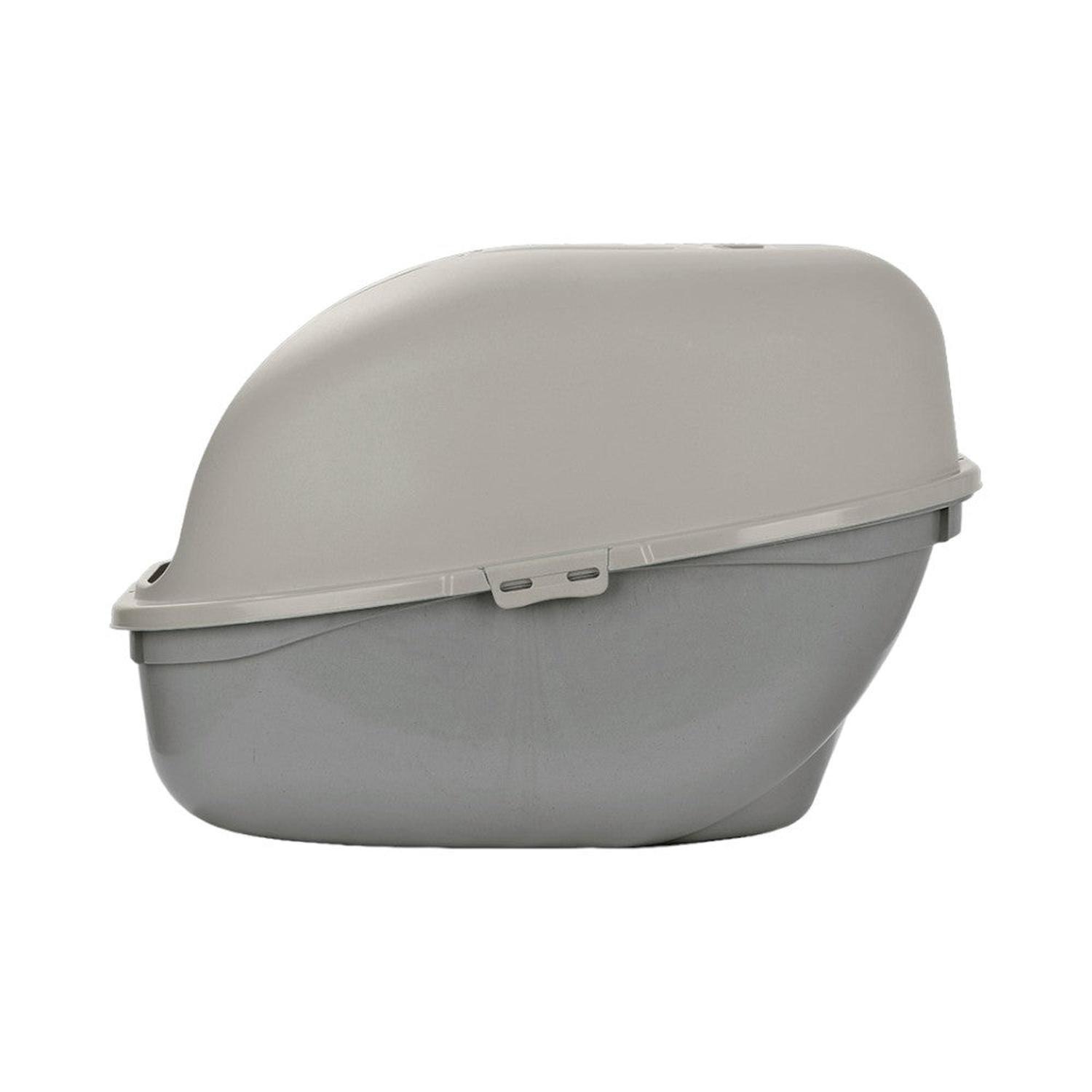 Arenero Gato Cerrado con pala Gris 40.5x60x40.5 cm Rimax-4