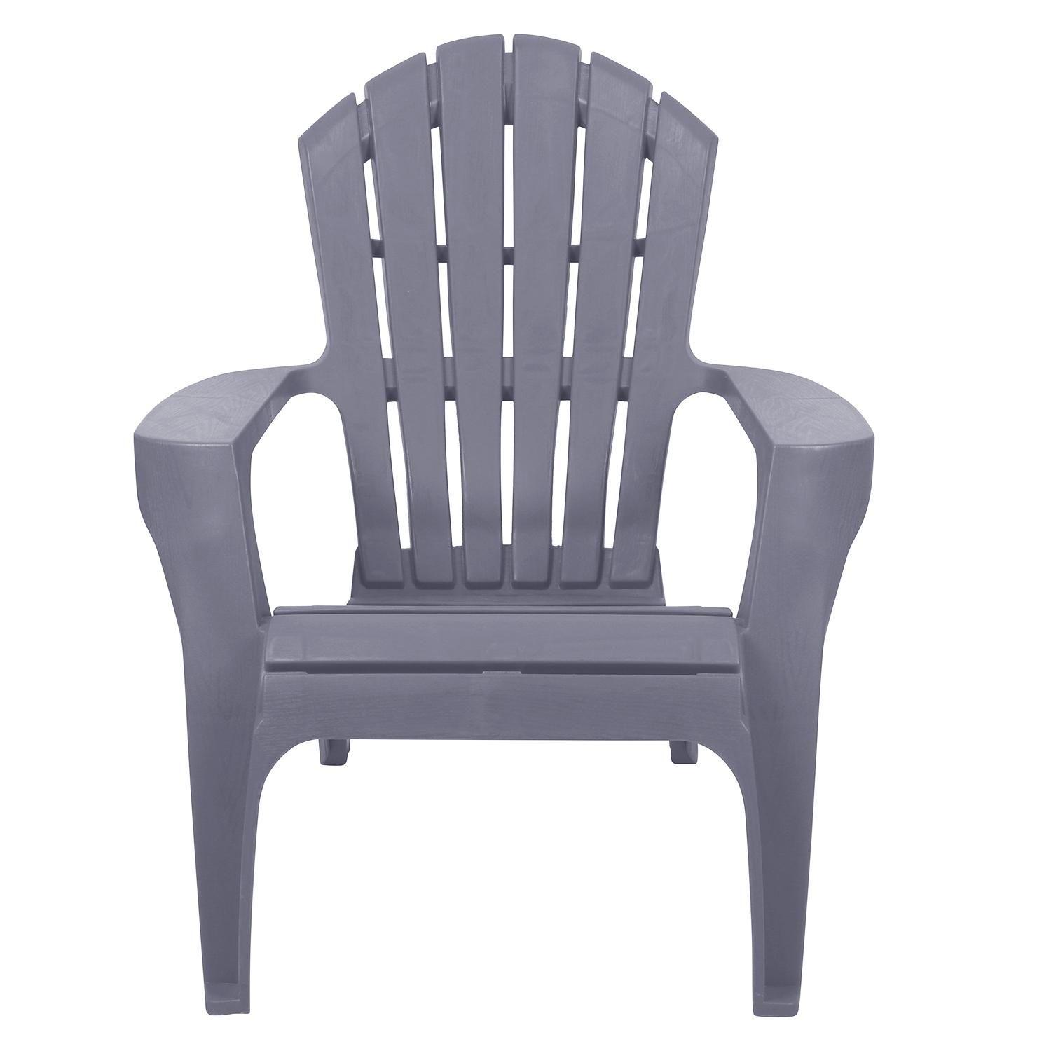 Silla Reposera Plástica Terraza Gris Claro Northwest-2