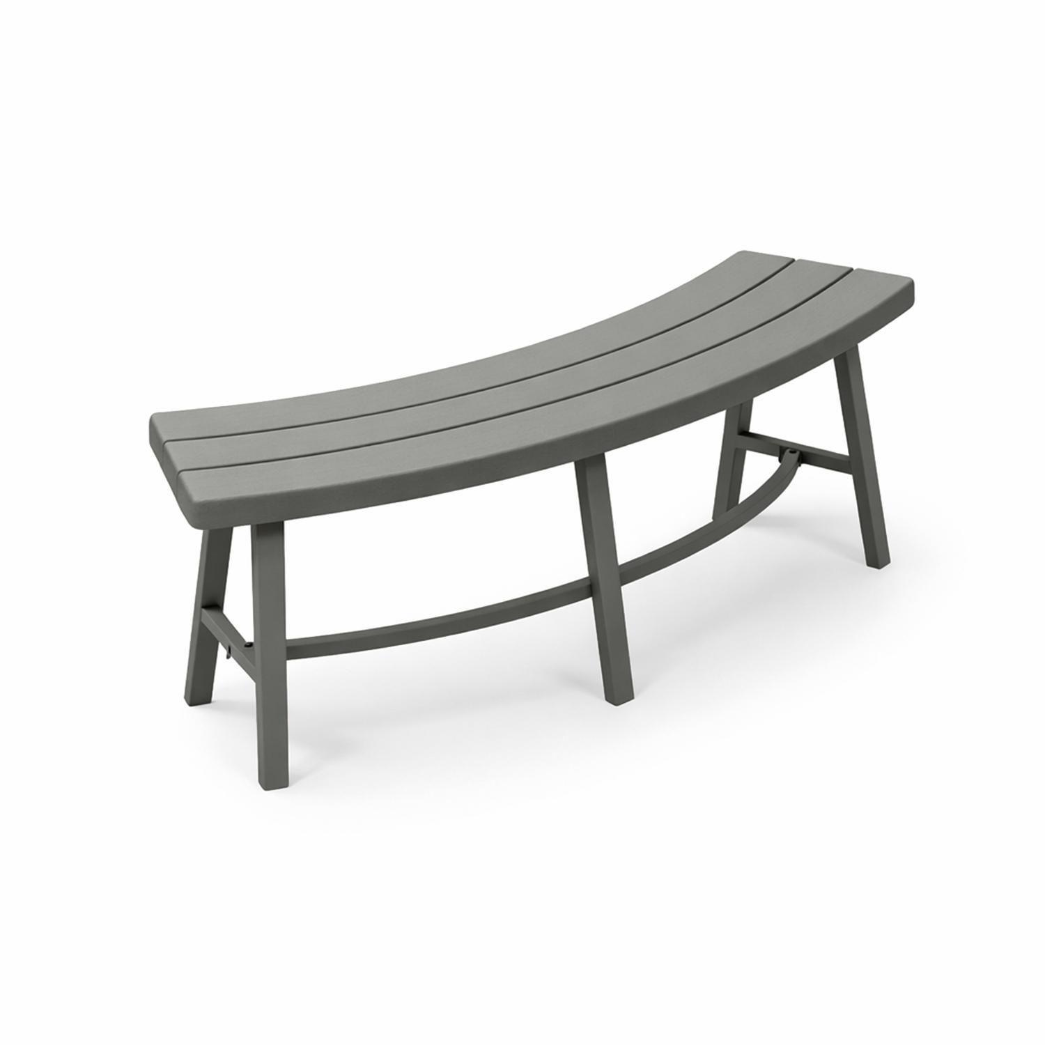 Juego Comedor Terraza 6 Personas Mesa 119x117cm Beige Northwest-4