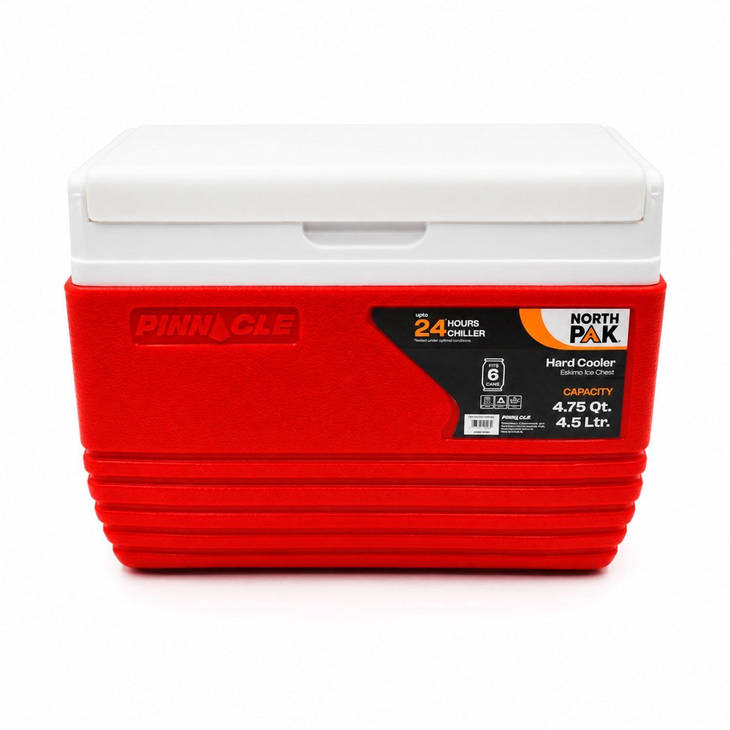 Cooler Nevera Portátil Eskimo 4.5 Litros Rojo NorthPak-0