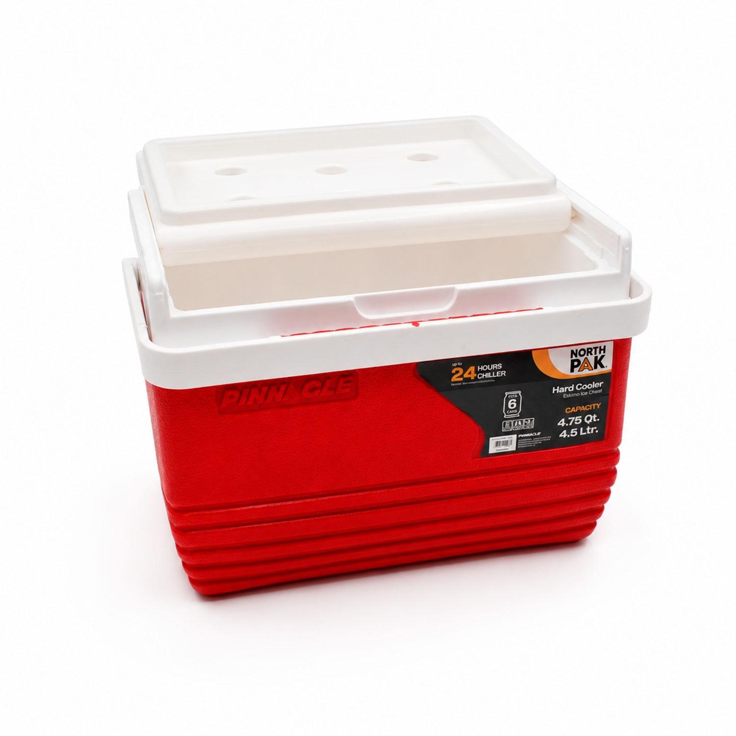 Cooler Nevera Portátil Eskimo 4.5 Litros Rojo NorthPak-5