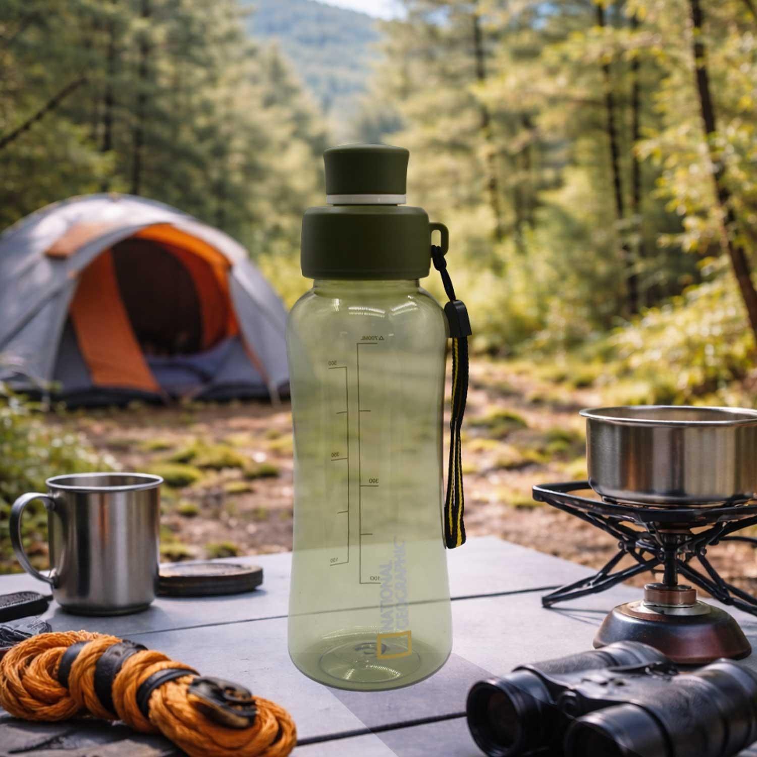 Botella hidratación 700ML Verde National Geographic-3