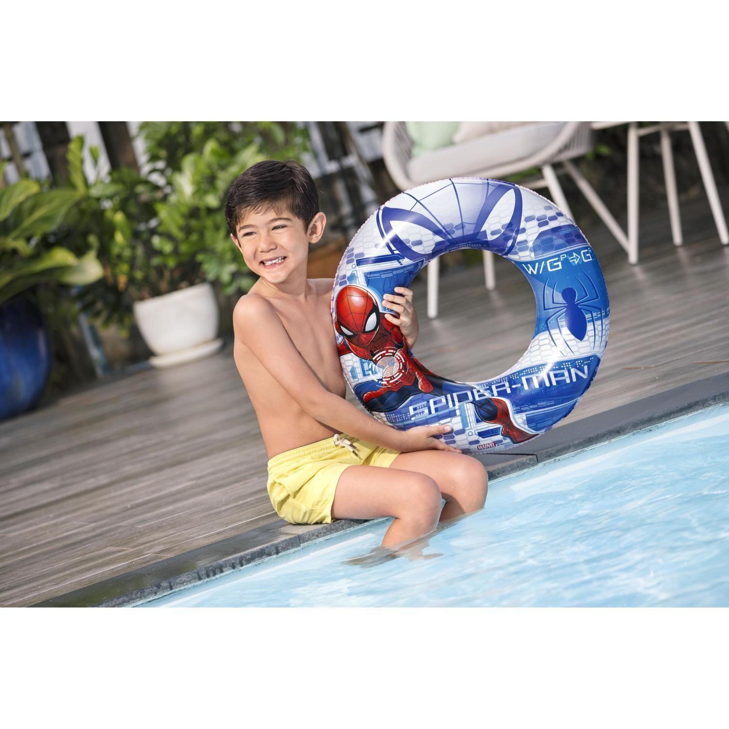 Flotador Anillo Spiderman 56Cm Bestway-2