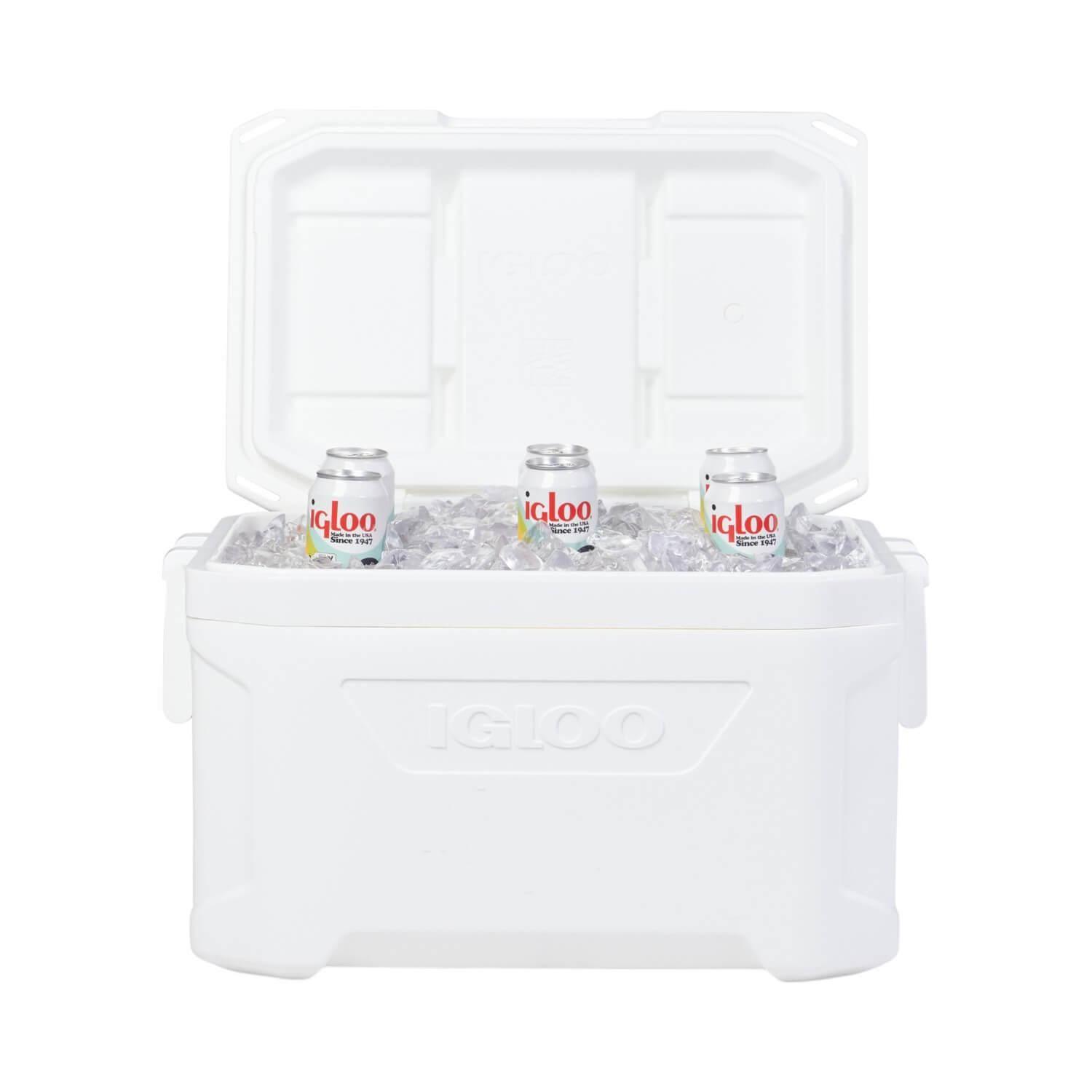Cooler Nevera Hielera Marine Profile Blanco 47 Litros Igloo-6