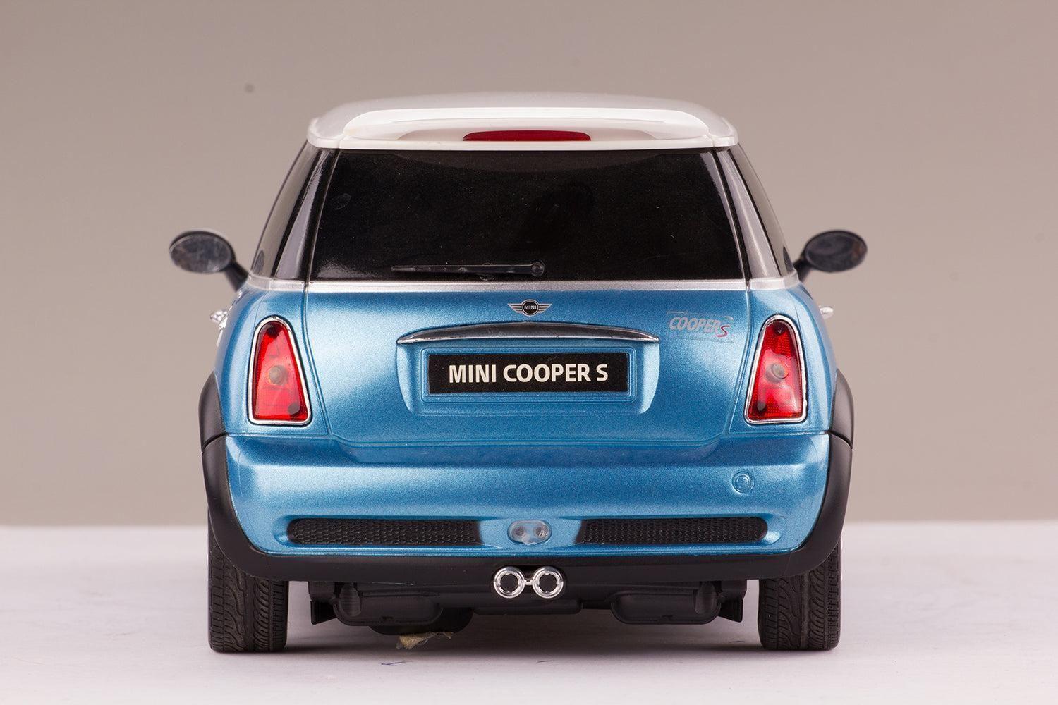 Auto Control Remoto Rastar Mini Cooper Azul-2