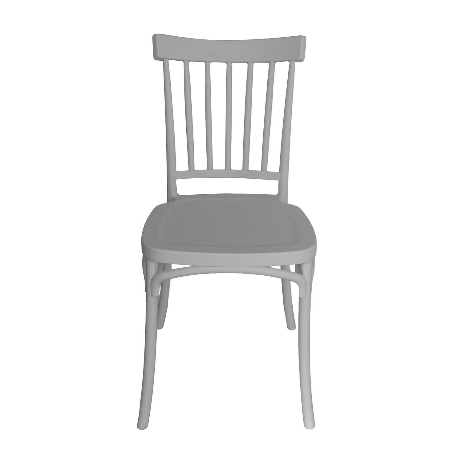 Silla Plástico Apilable Deco Viken Blanca Escandinavia-2