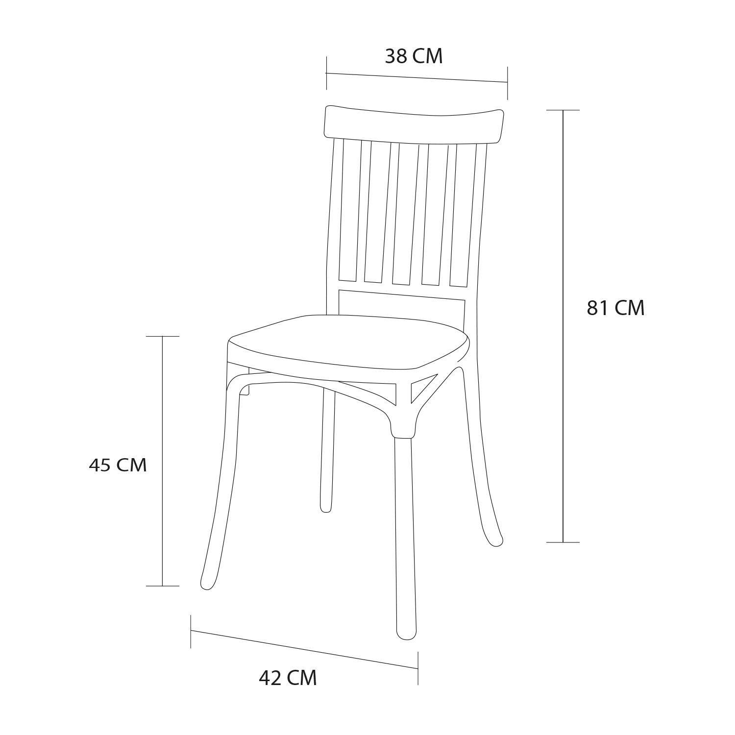 Silla Plástico Apilable Deco Viken Blanca Escandinavia-6