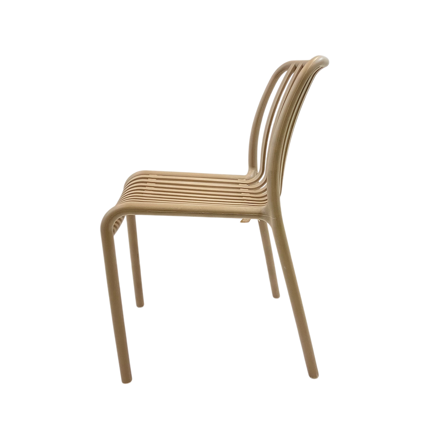 Silla Plástico Apilable Deco Bremen Beige Escandinavia-3
