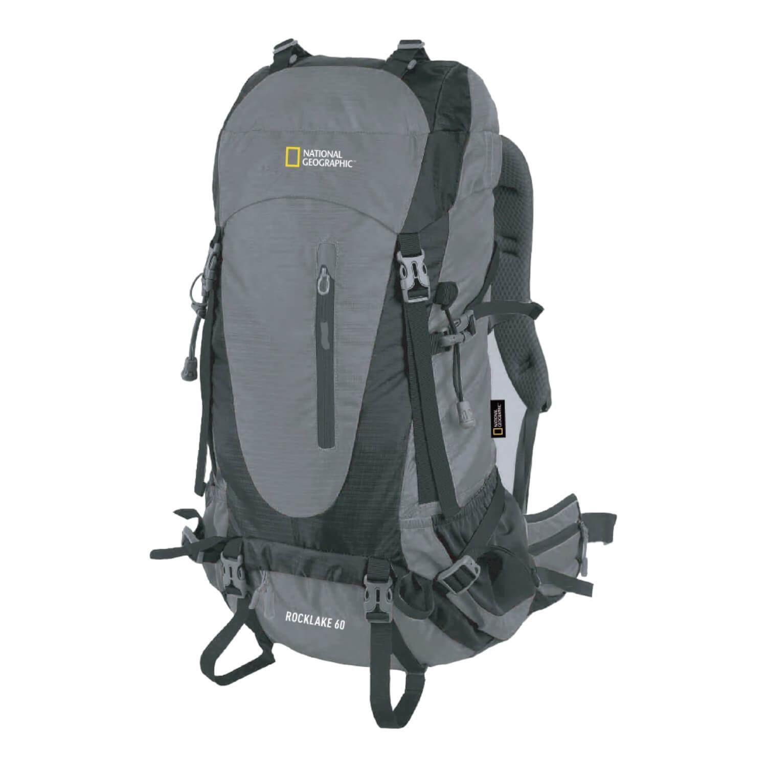 Mochila Camping Rocklake 60 Litros Gris National Geographic-3