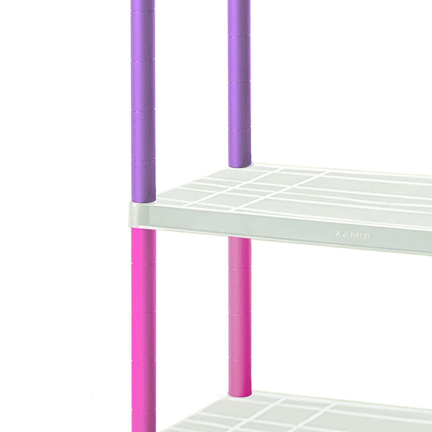 Estante Repisa Rack plastico 4 Niveles 61x30x129cm Rimax-2