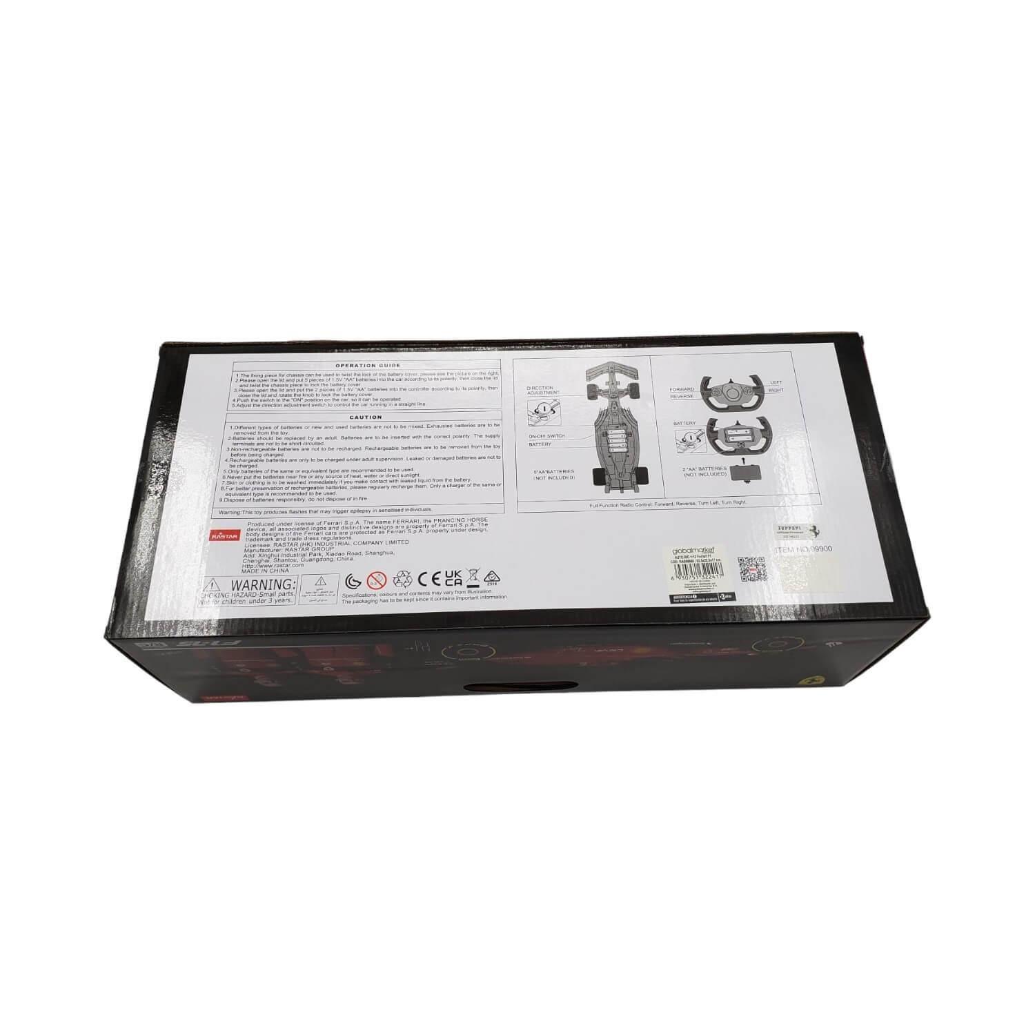 Auto a control remoto Ferrari Formula 1 Escala 1:12-4