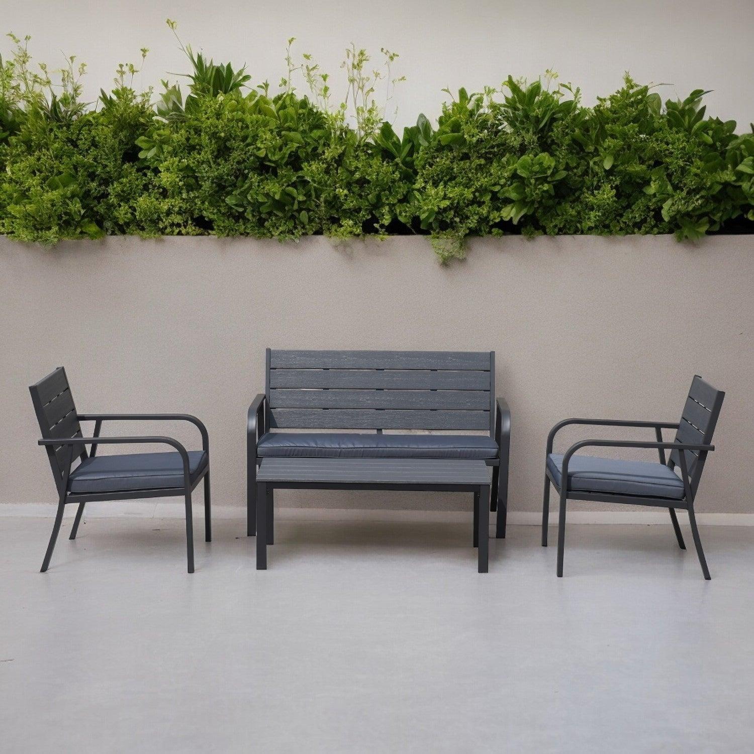 Juego Set Terraza Milano 4 Piezas Con Cojin Northwest-2