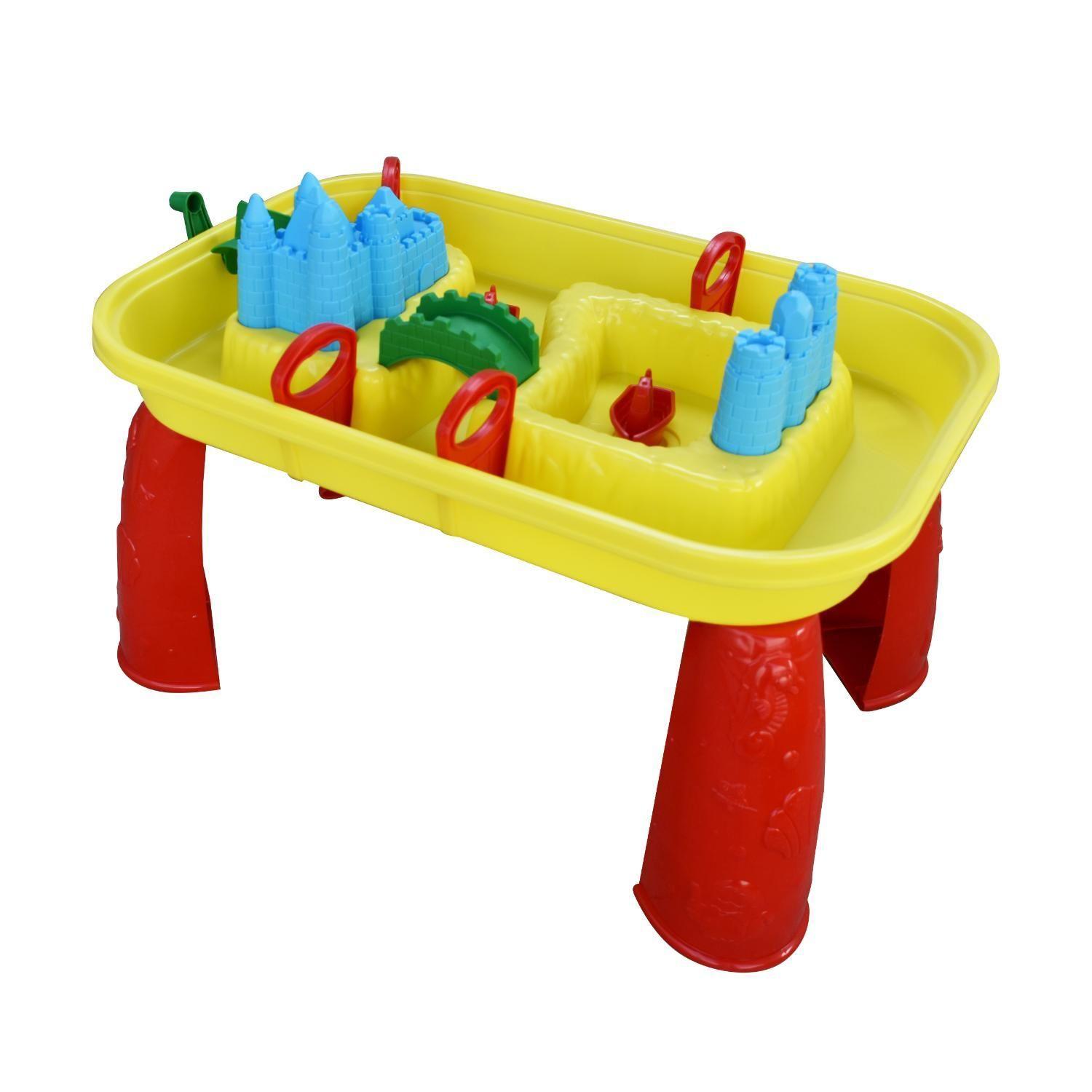 Mesa de Juegos Agua y Arena 38 x 58 x 38 cm + 9 accesorios-2
