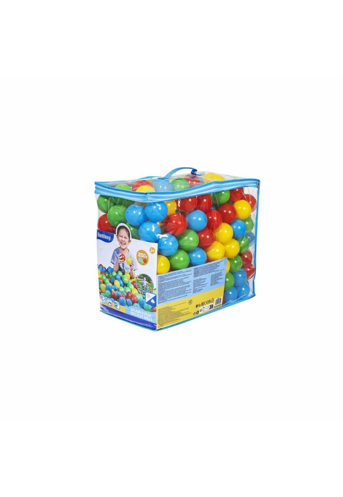 Pack 250 Pelotas Plasticas 6,5 Cms Bestway-0