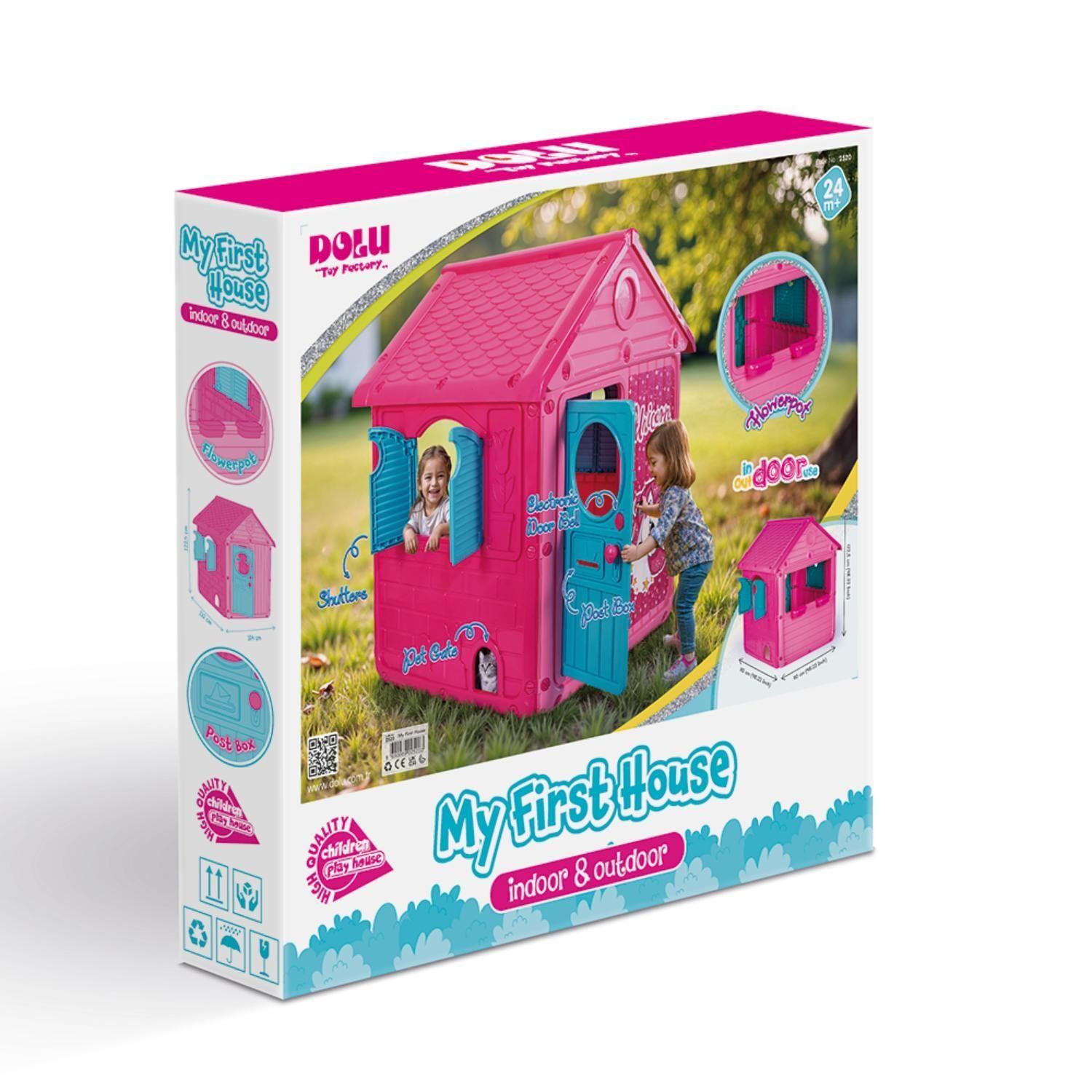 Casa de juego rosada Unicornio 125 x 100 x 104 cm Dolu-3