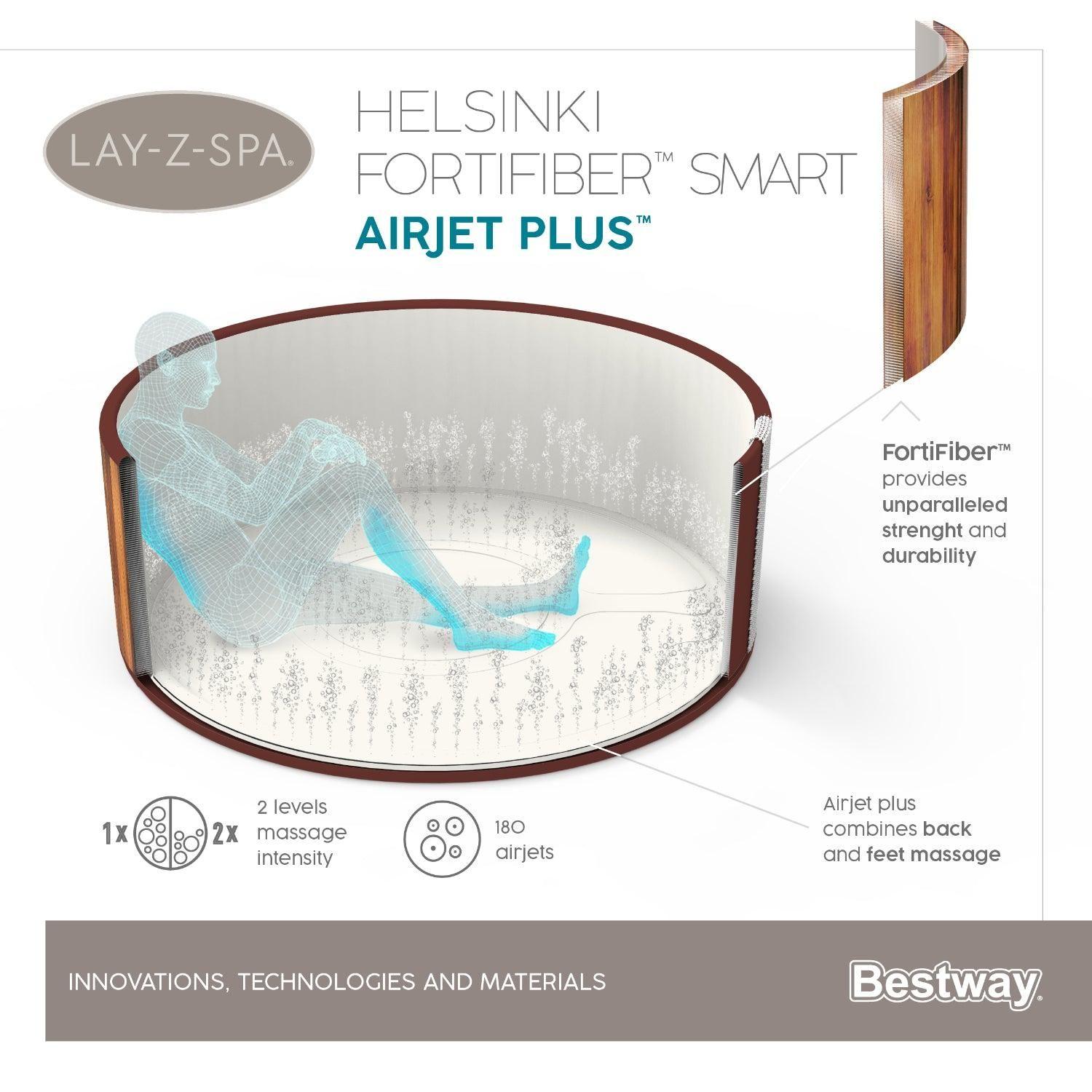 Hot Tub Spa Jacuzzi Inflable Helsinki 7 Personas Bestway-2