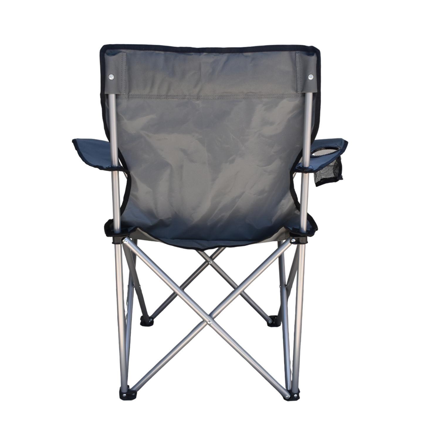 Silla Plegable Camping Kenai Apoyabrazos Gris Natgeo-5