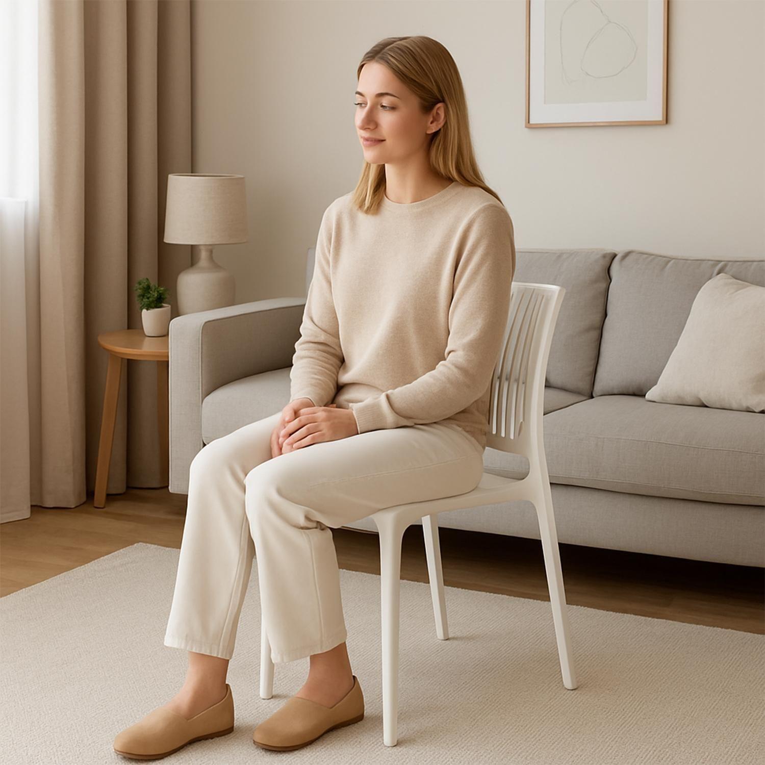 Silla Plástico Apilable Deco Noruega Blanca Escandinavia-6