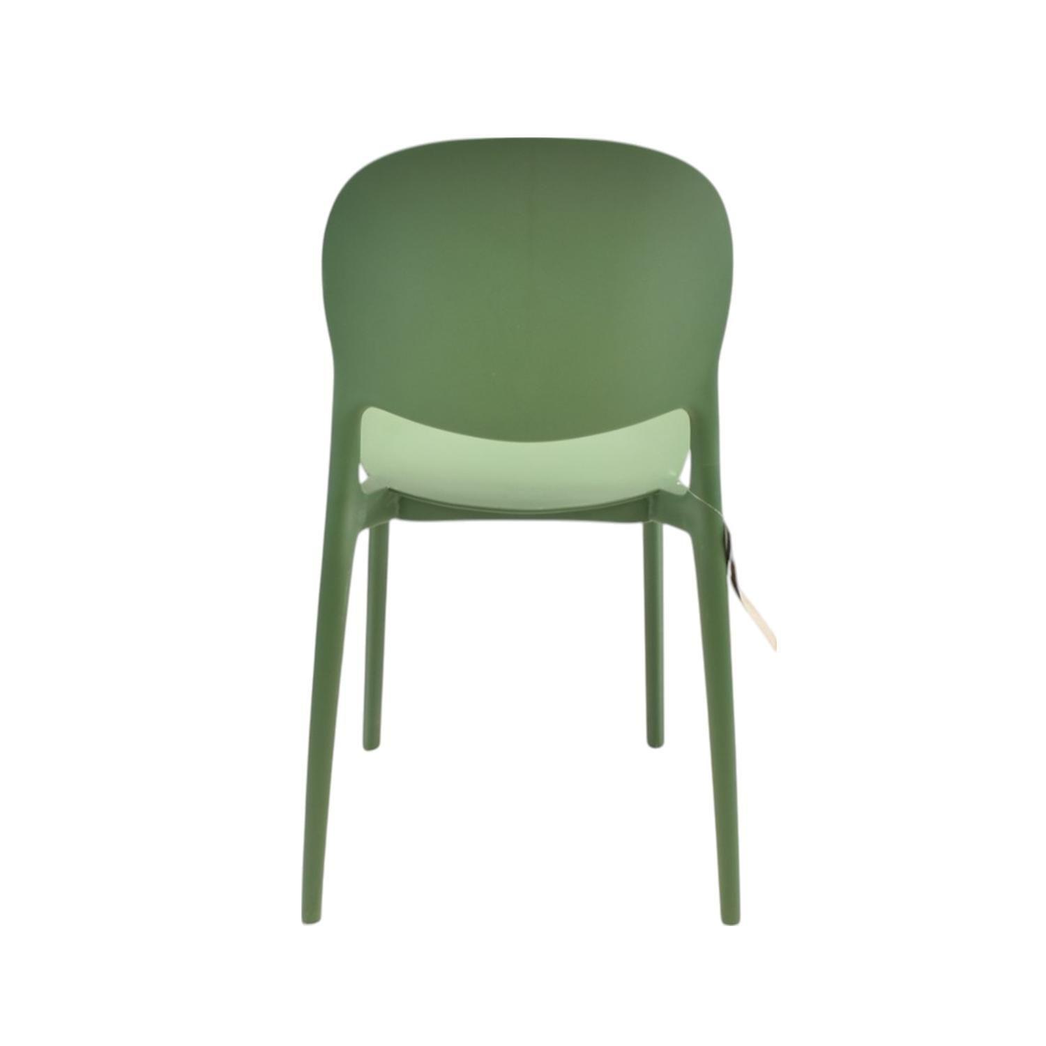 Silla Plástico Apilable Deco Sevilla Verde Escandinavia-5