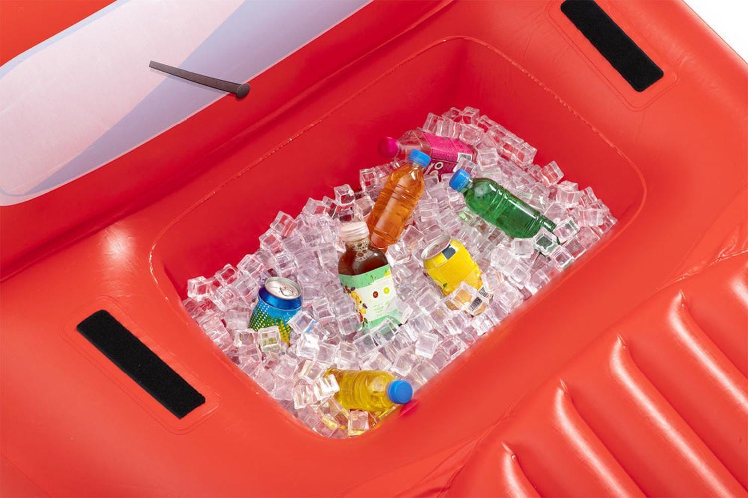 Flotador Reposera Inflable Con Cooler 280Cmx149Cm Bestway-4