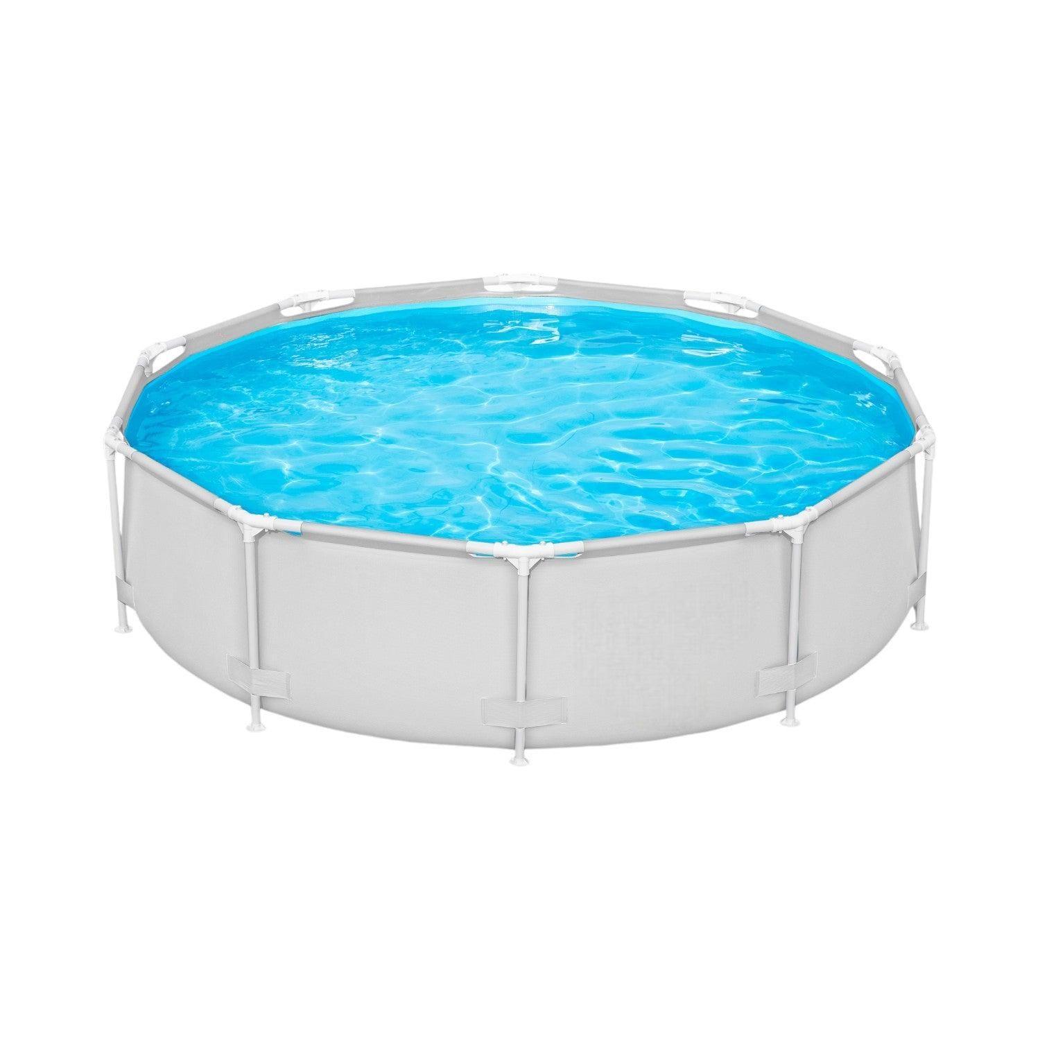 Piscina Bestway Redonda con filtro Deluxe Gris 3.05MX76cm-2