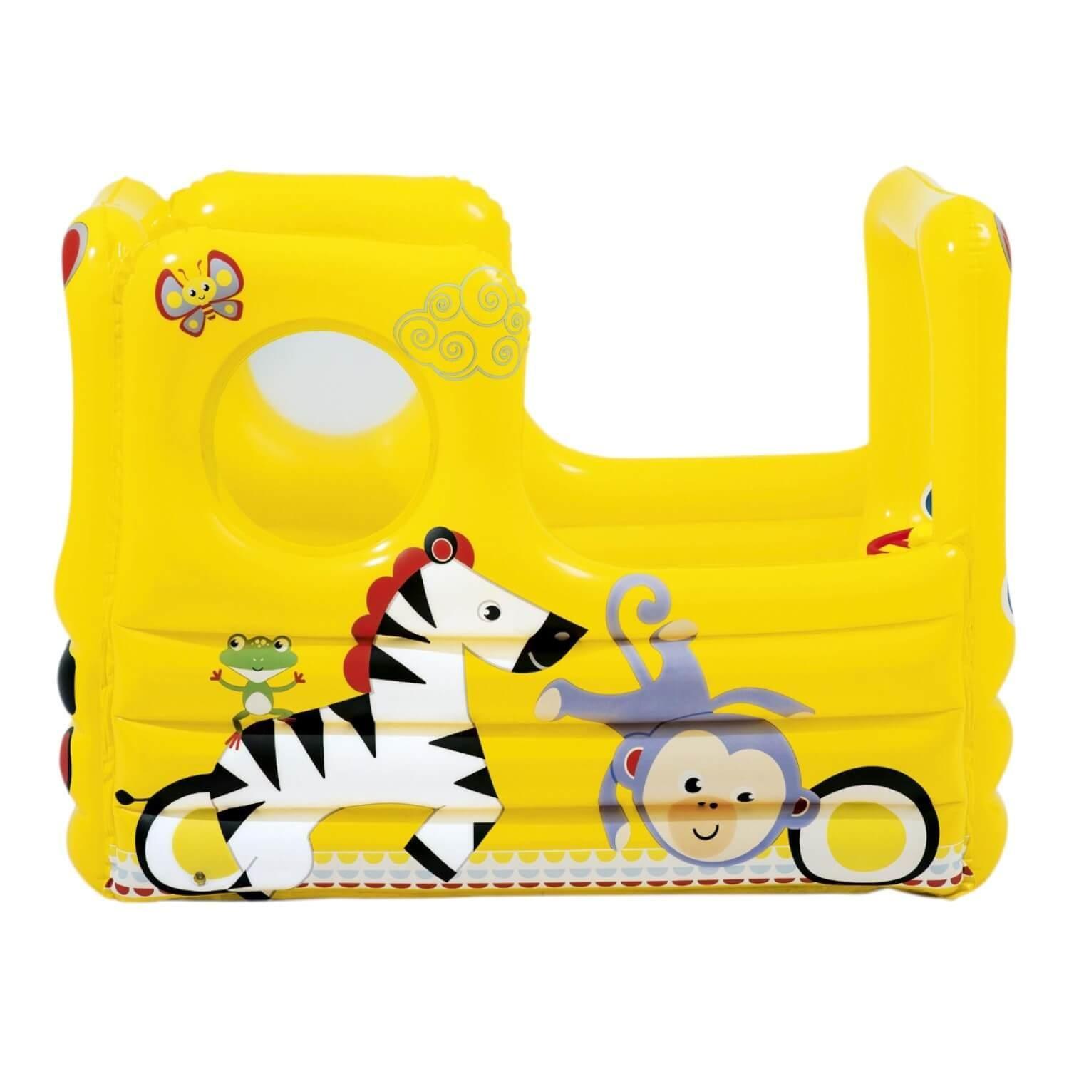Piscina Bus inflable con pelotas 137X96X96Cms Fisher Price-2